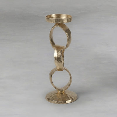 Gold Orbit Candle Holder S/2
