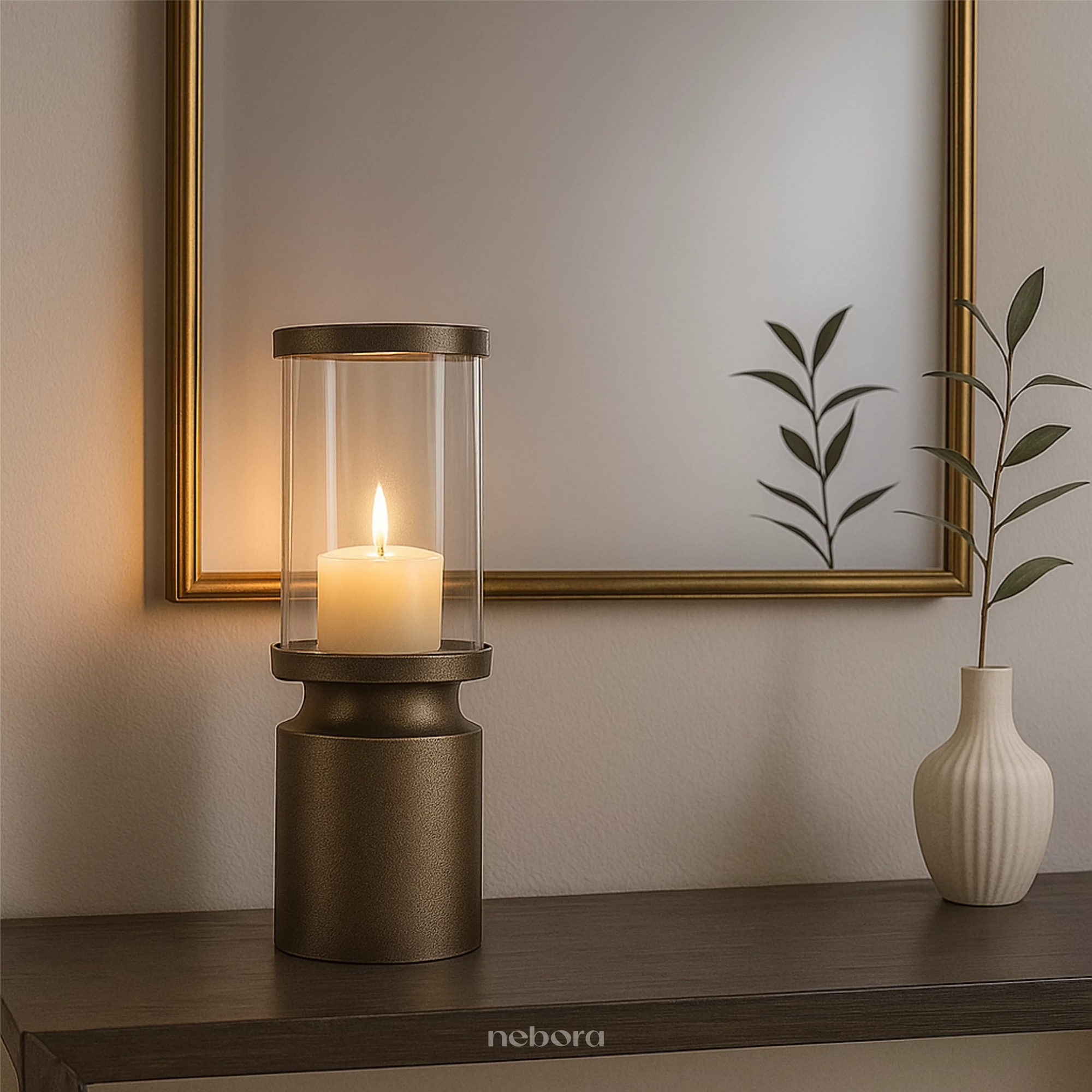 Flicker Hurricane Lantern Medium