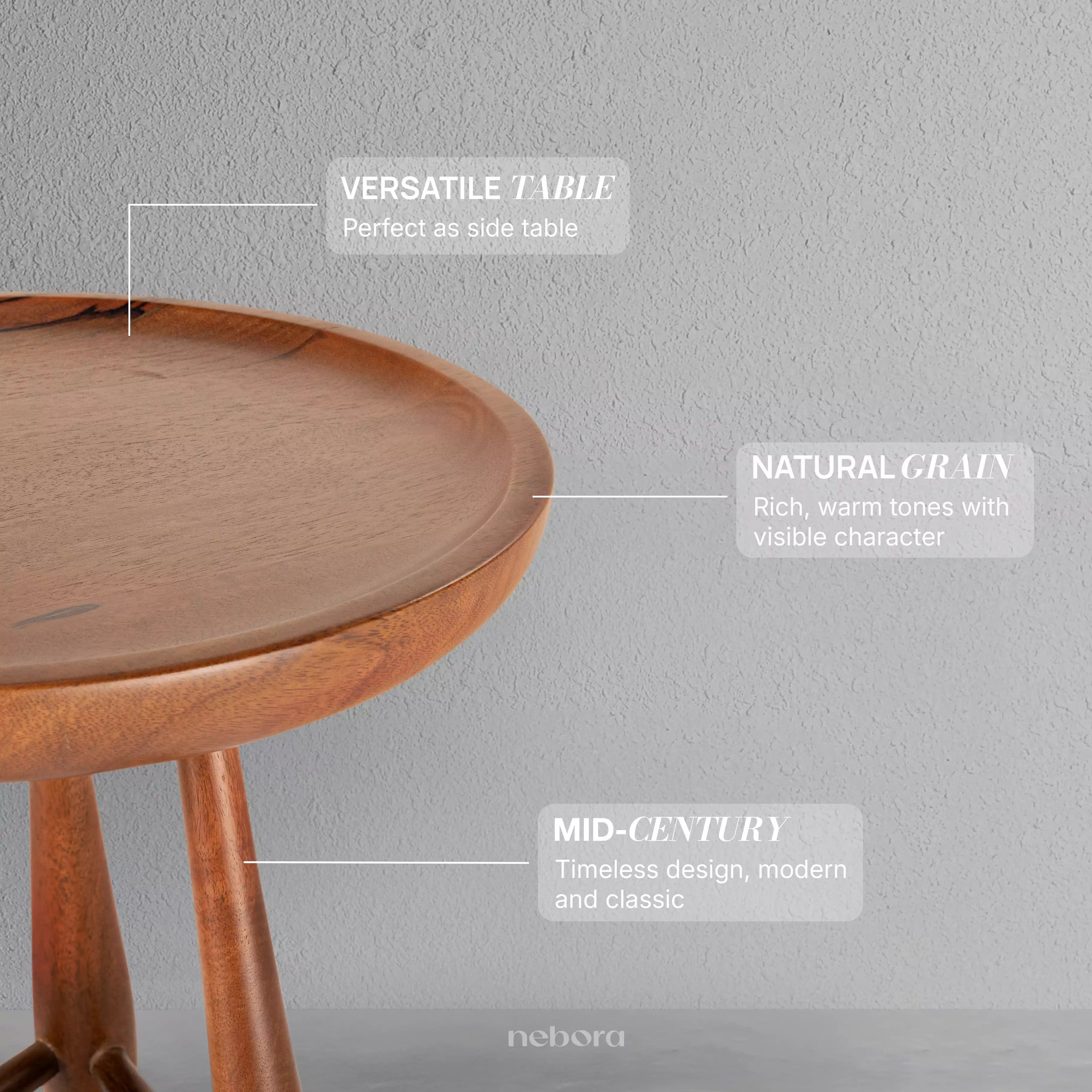 Heritage Round Wooden Table