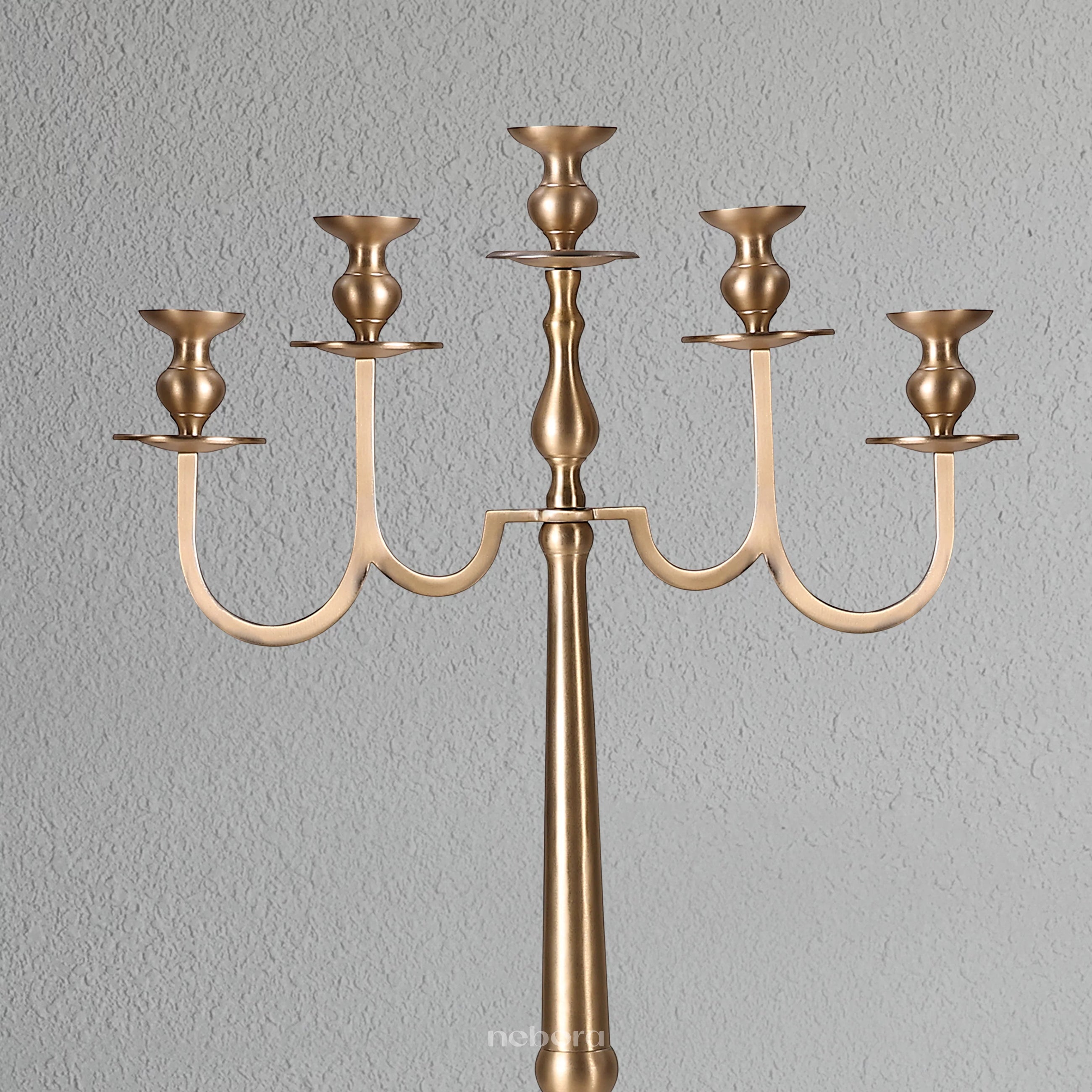 Radiance Pure Brass Candle Abra