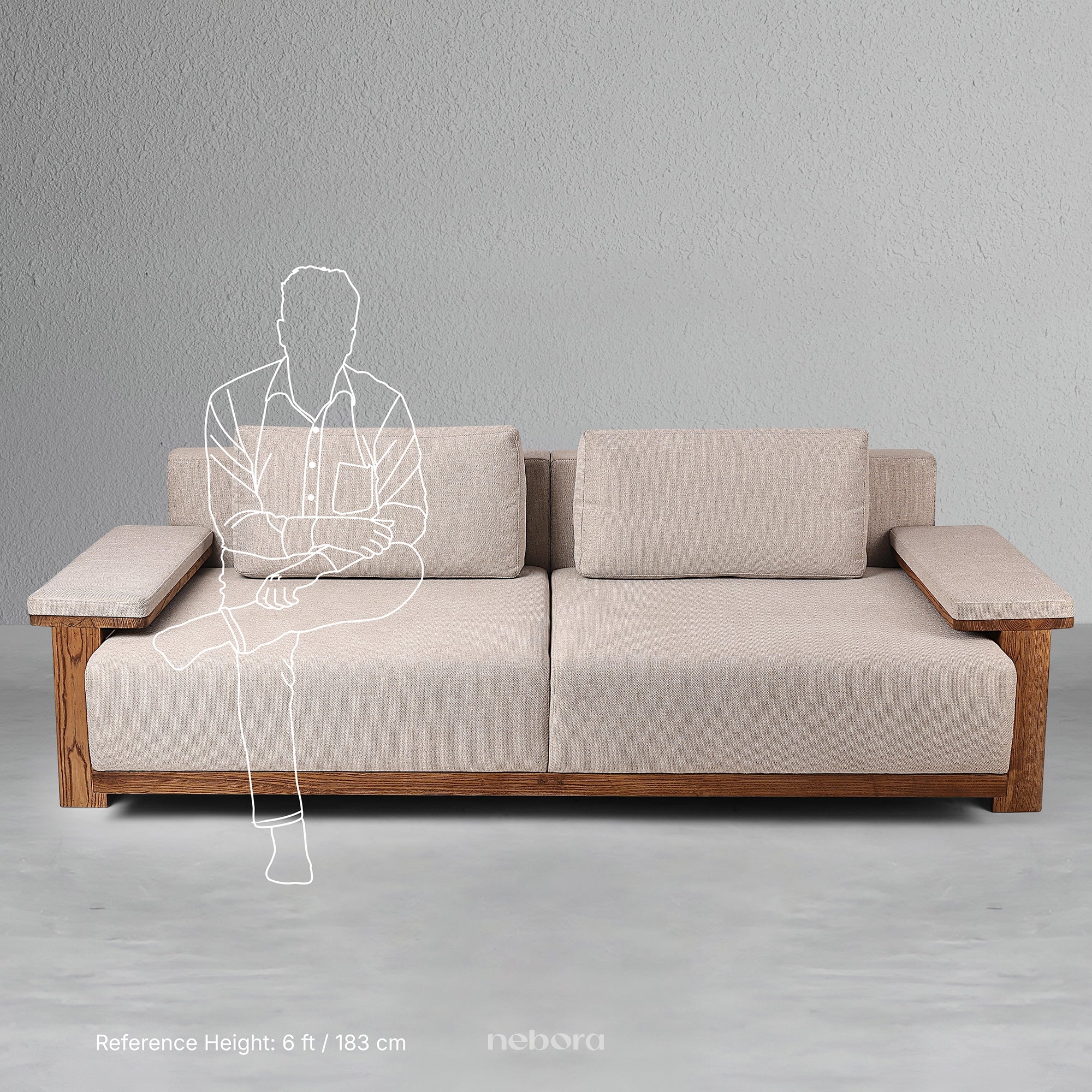 Kanso 3-Seater Sofa