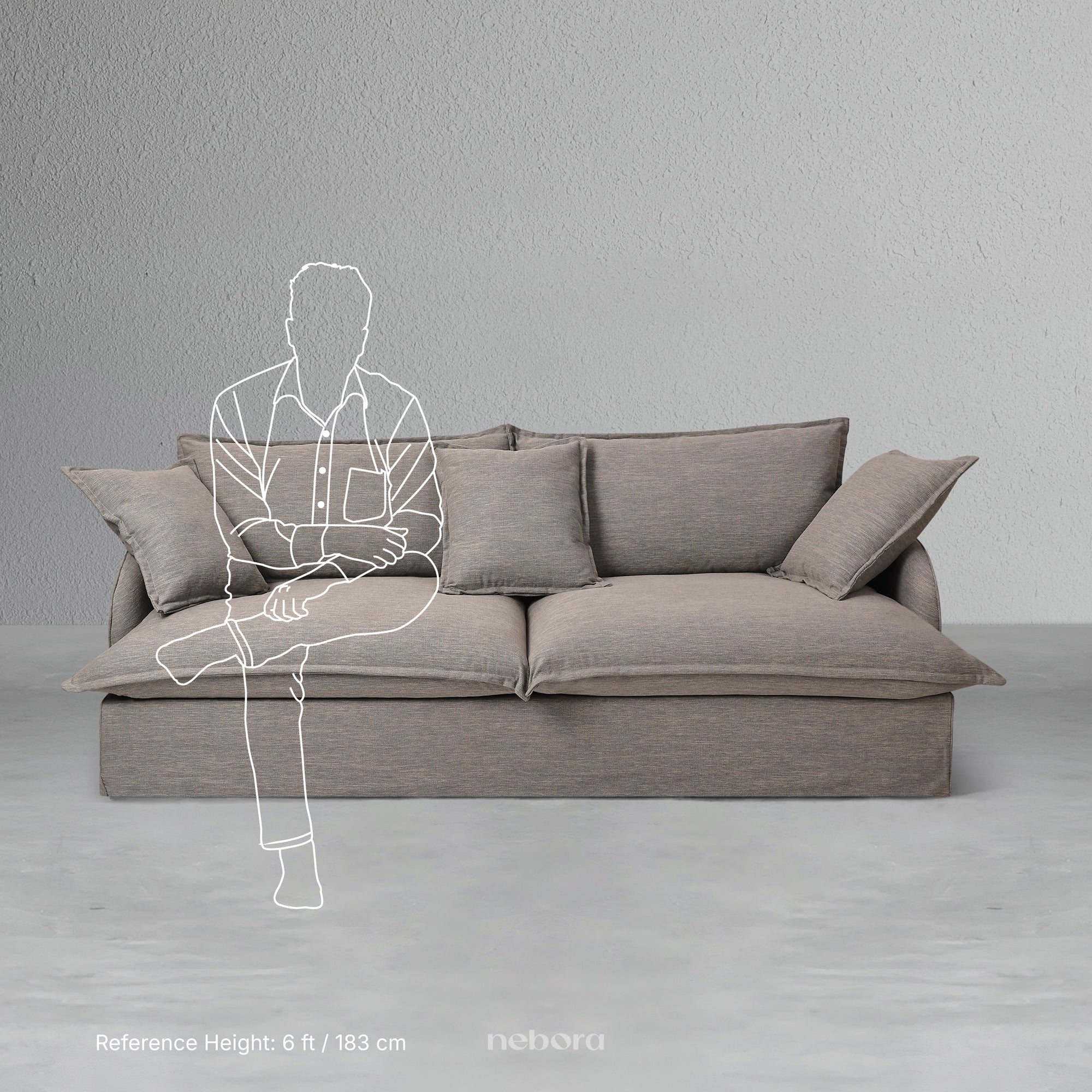 Eira 3-Seater Super Sofa