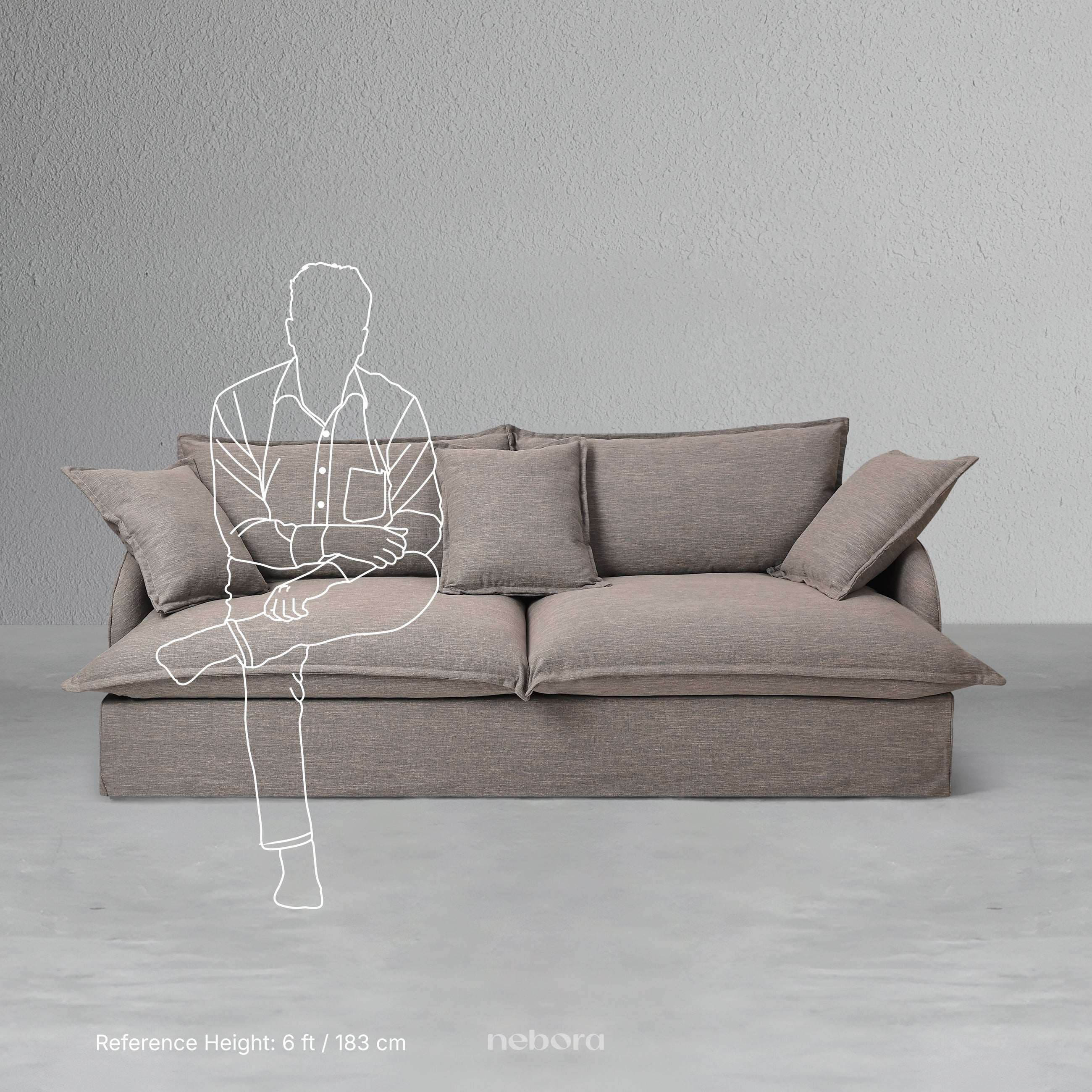 Eira 3-Seater Super Sofa