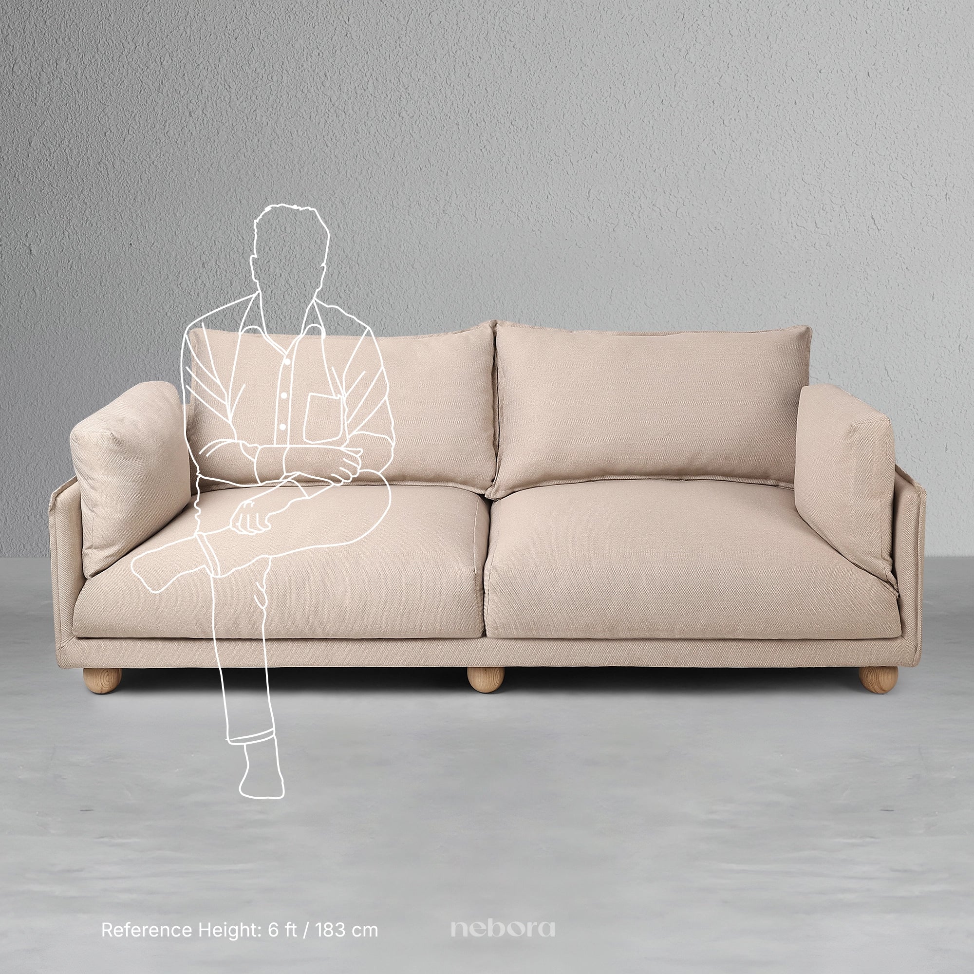 Aura 3-Seater Super Sofa