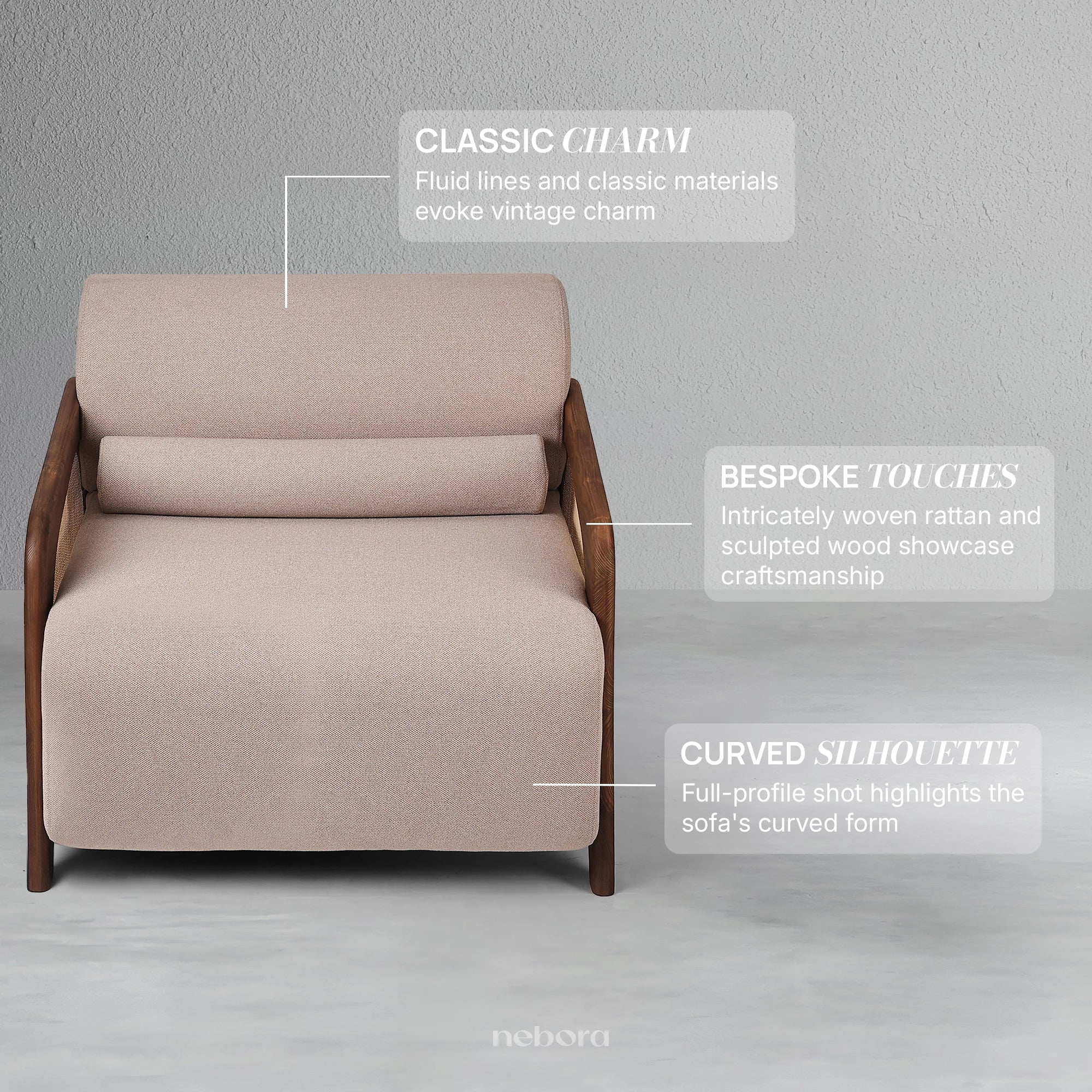 Lumbar Single Seater Sofa
