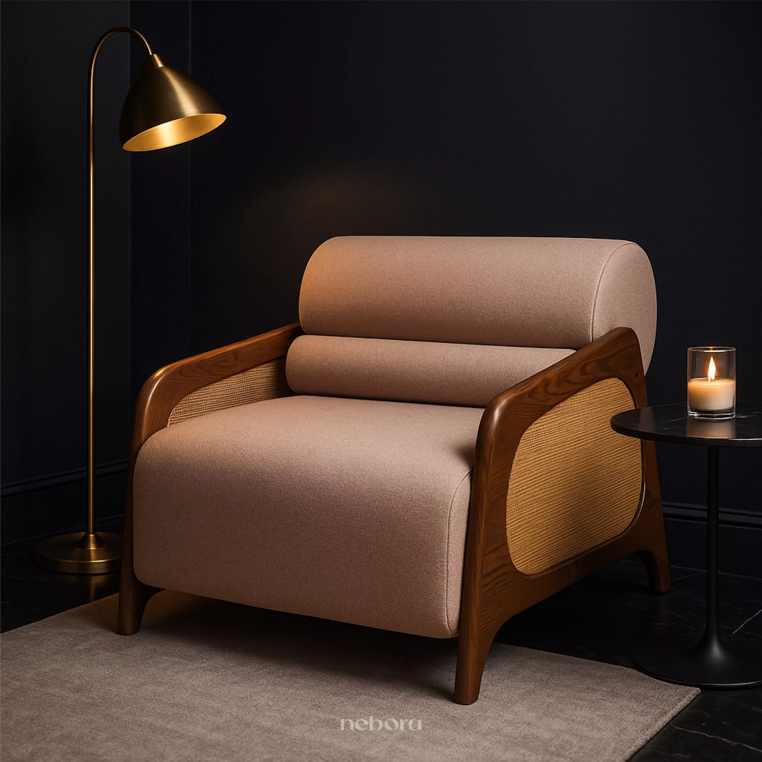 Lumbar Single Seater Sofa - Product Image 
