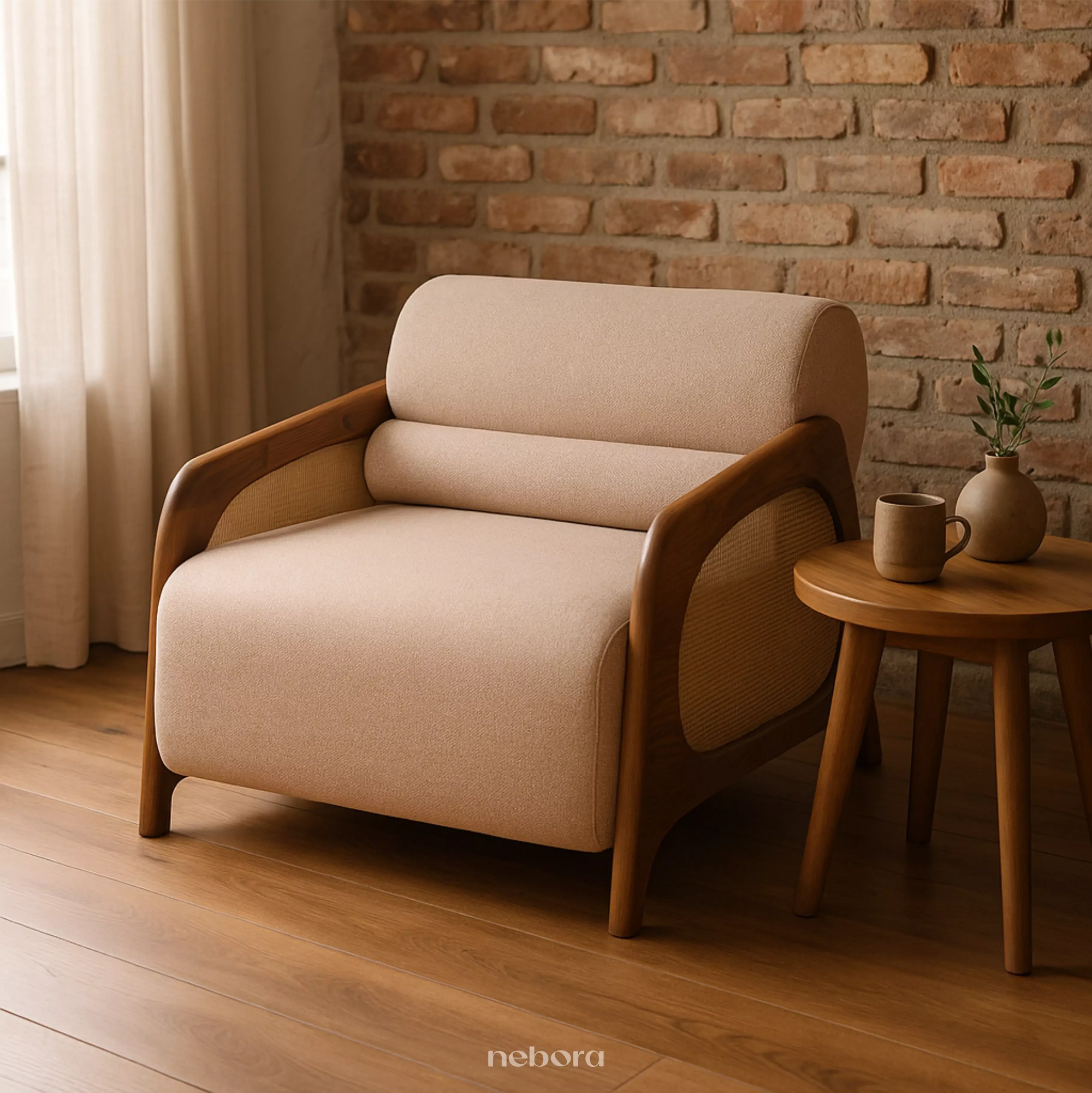 Lumbar Single Seater Sofa