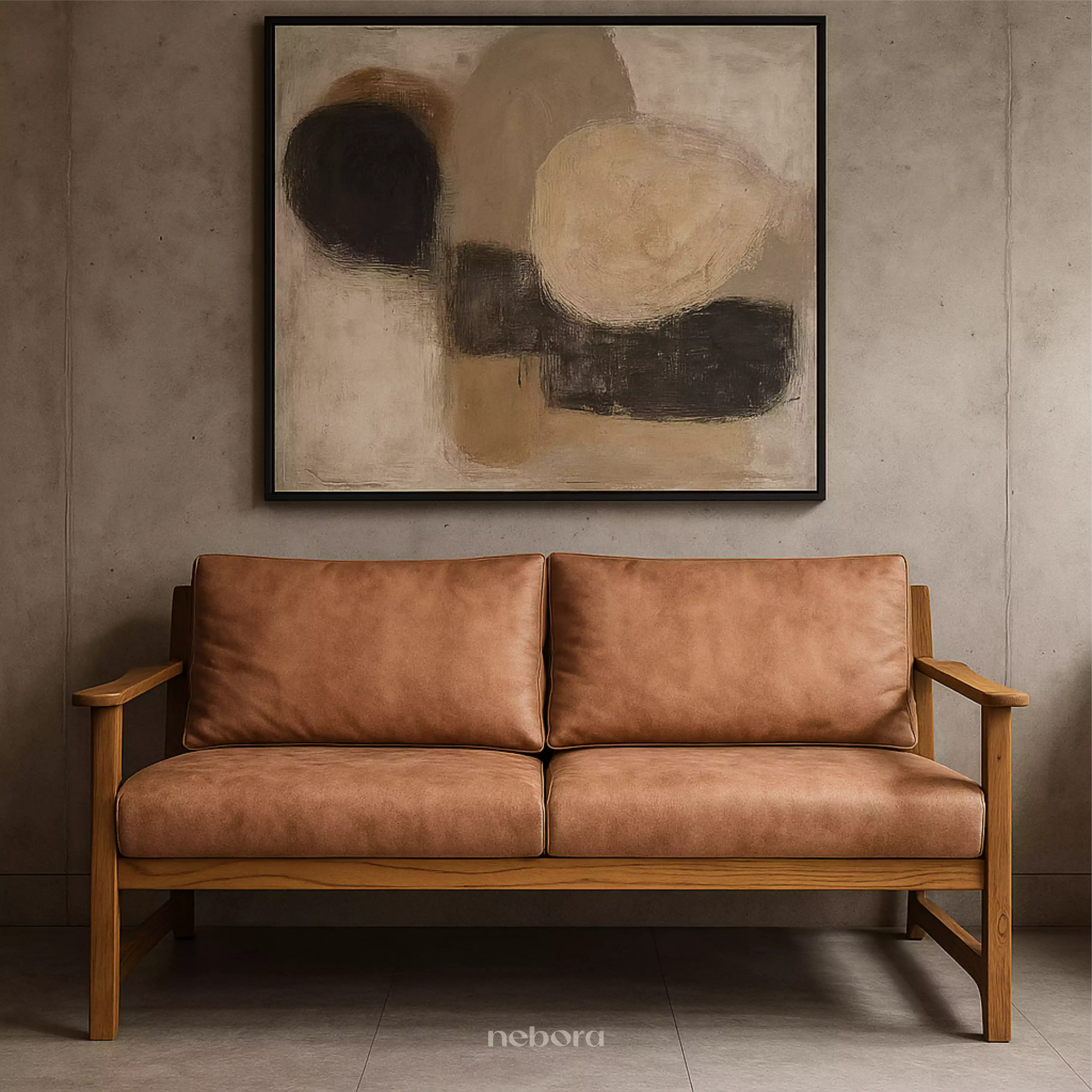 Century Two Seater Loveseat Sofa - Product Image 