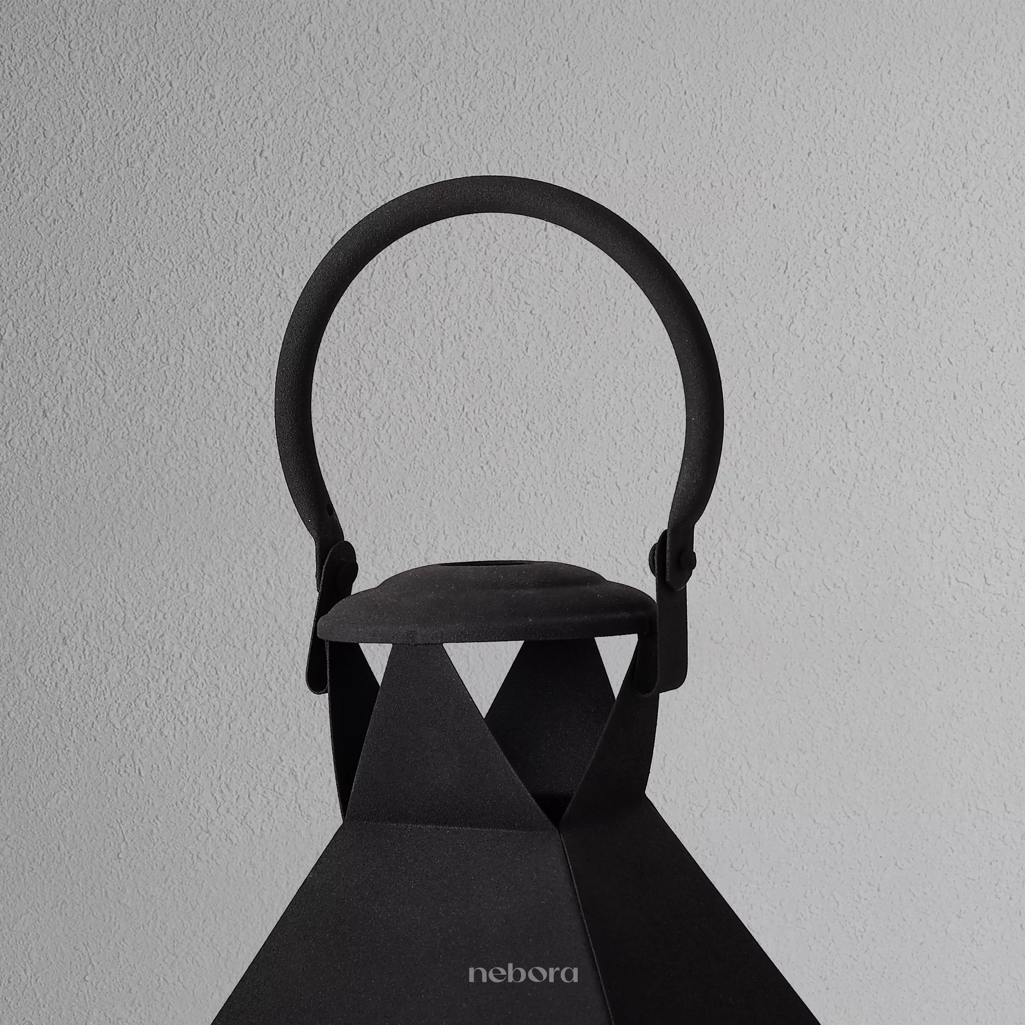 Black Mesh Lantern Large
