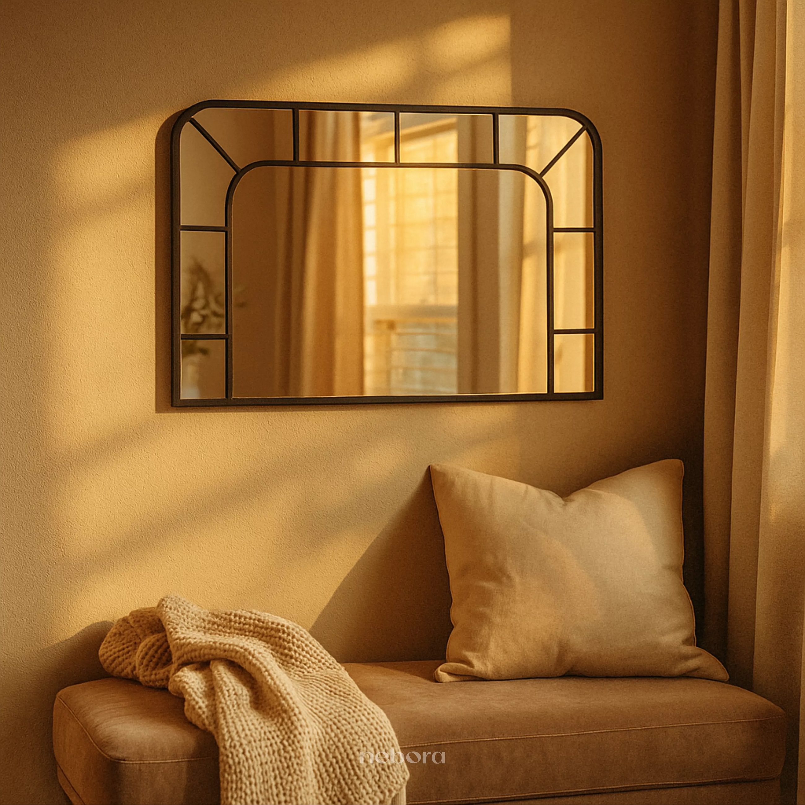 Portal Rectangular Arch Mirror - Product Image 