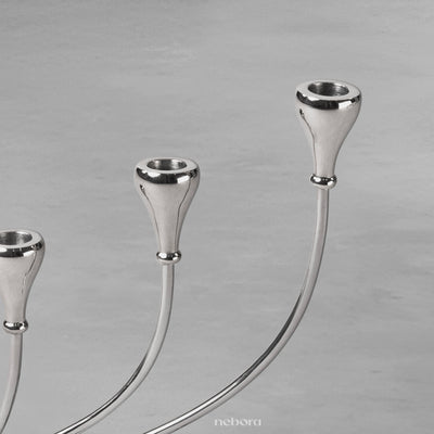 Ribbon Candelabrum 3 Tall