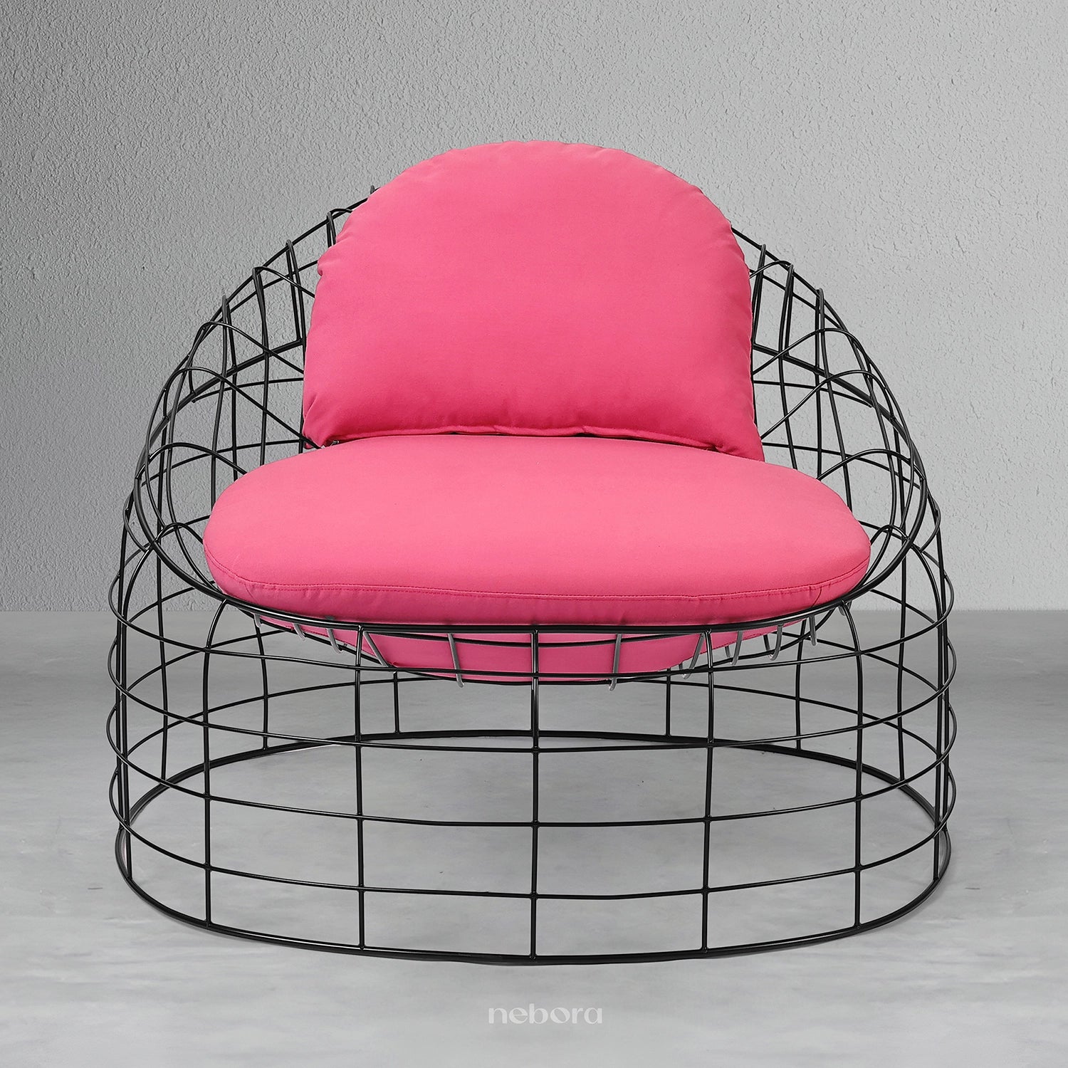 Viona Outdoor Lounge Chair Black