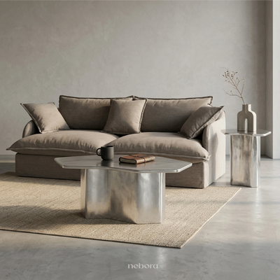 Stela Coffee Table Silver