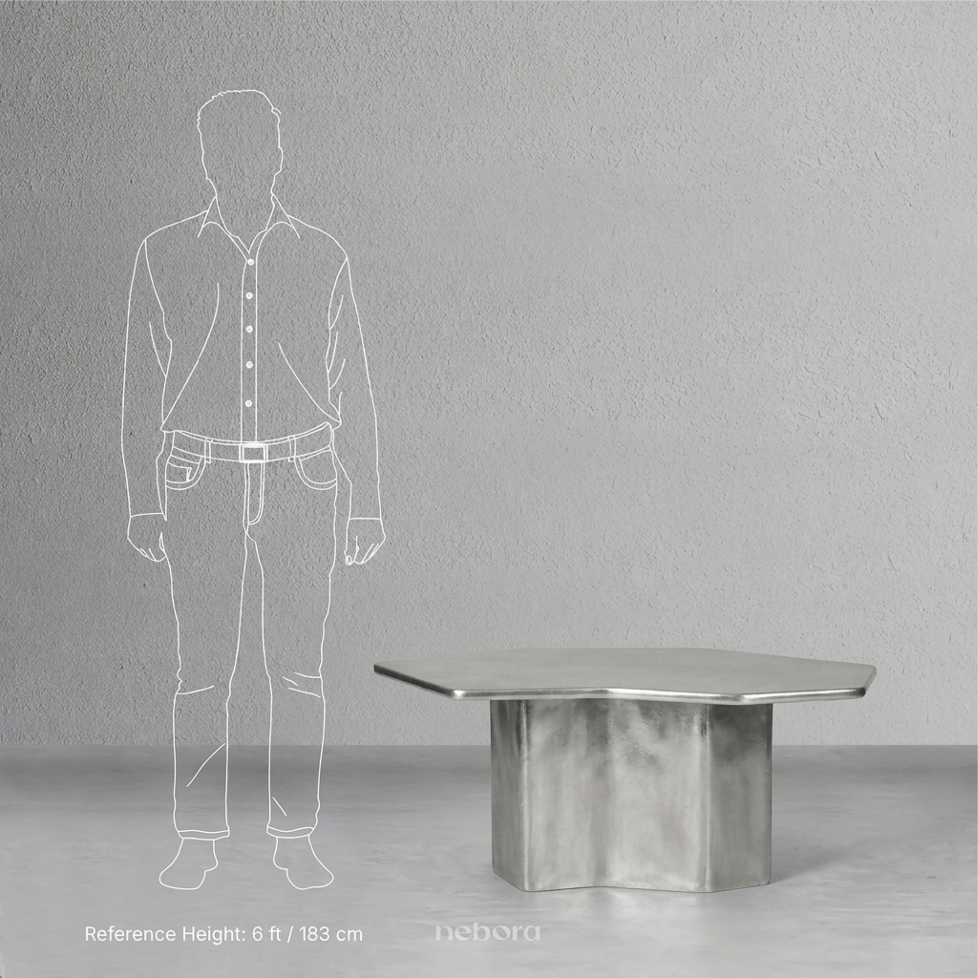 Stela Coffee Table Silver