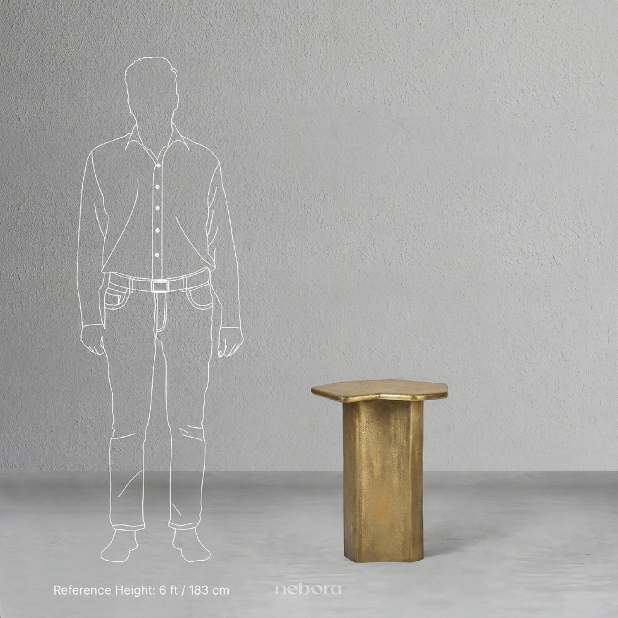 Stela Side Table Gold