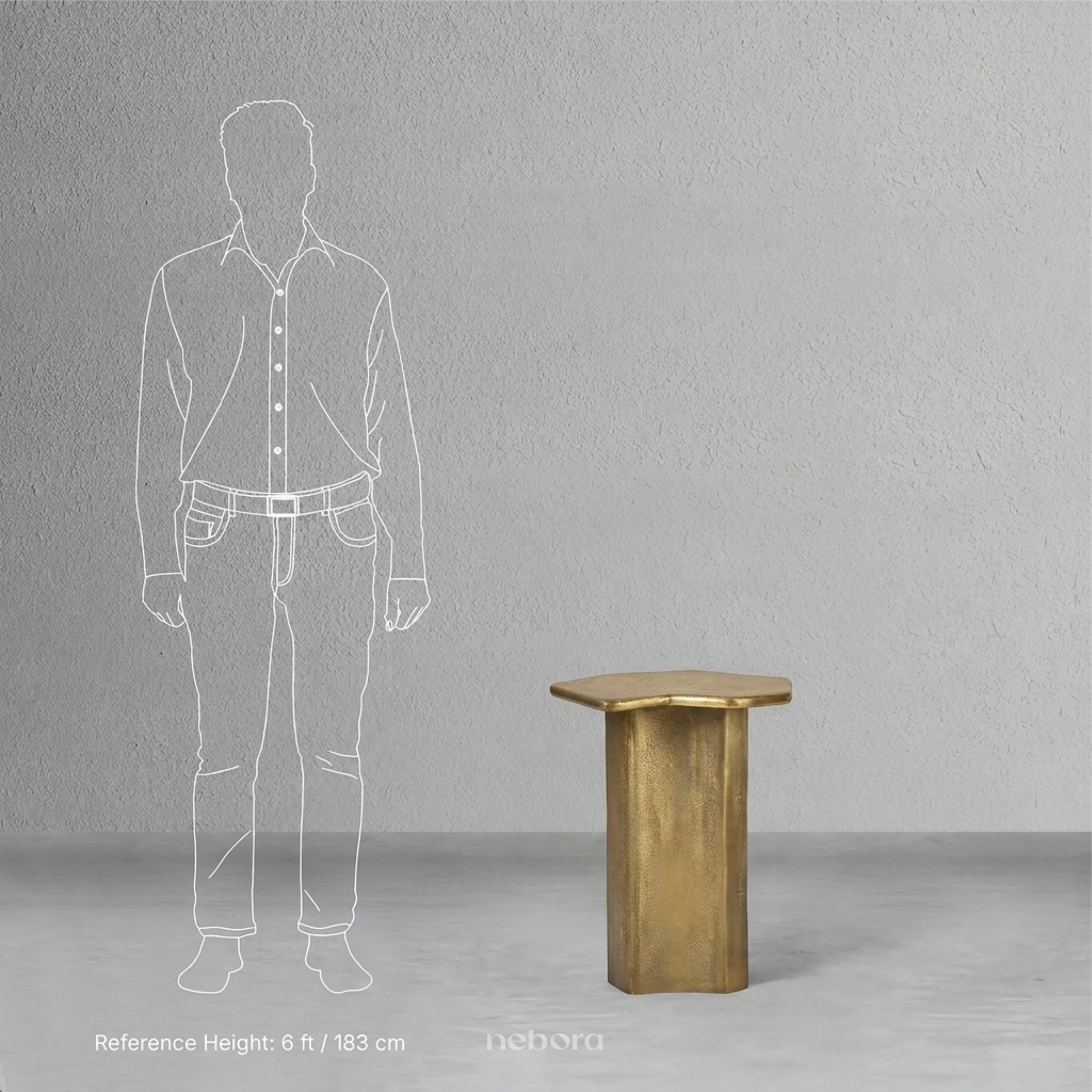 Stela Side Table Gold