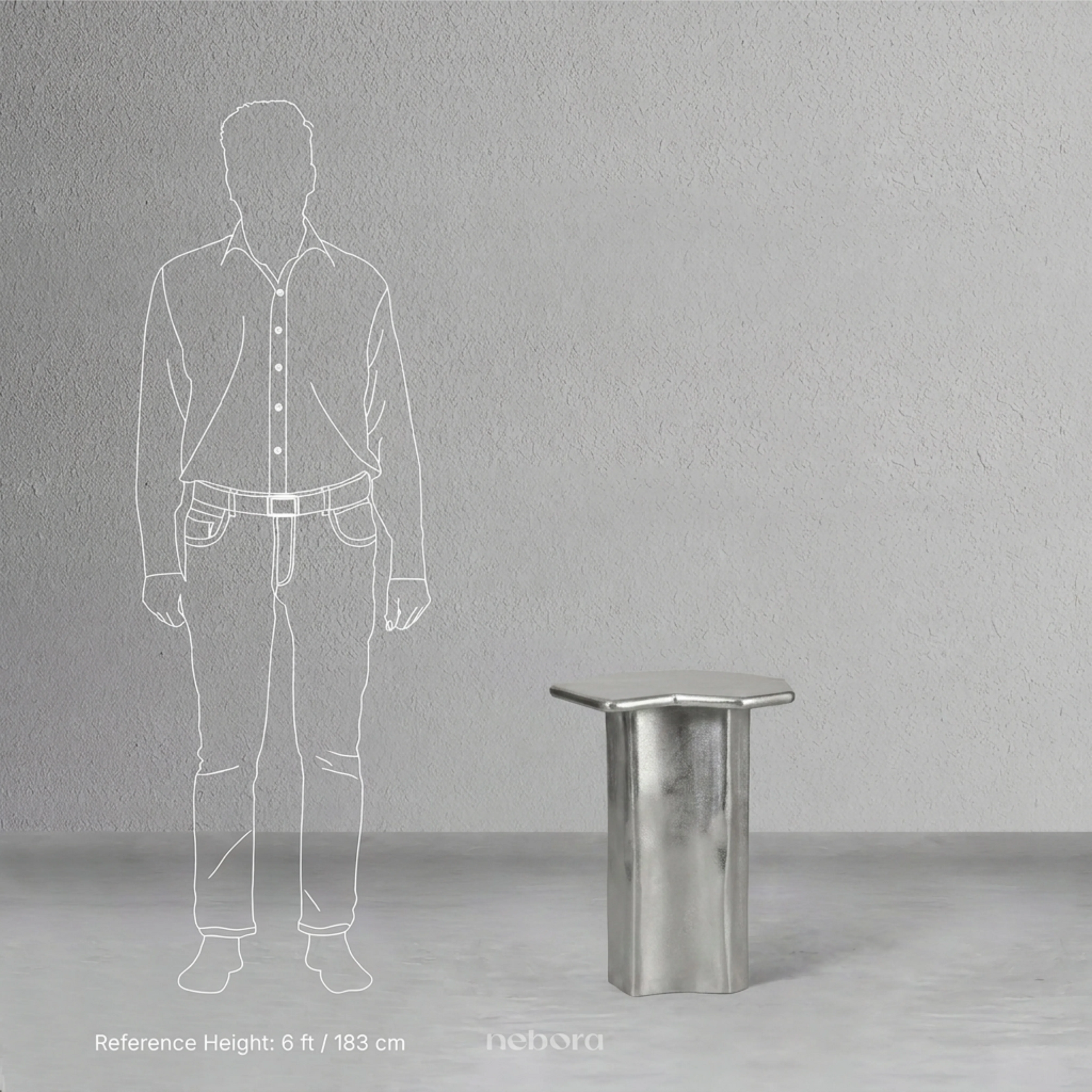 Stela Side Table Silver