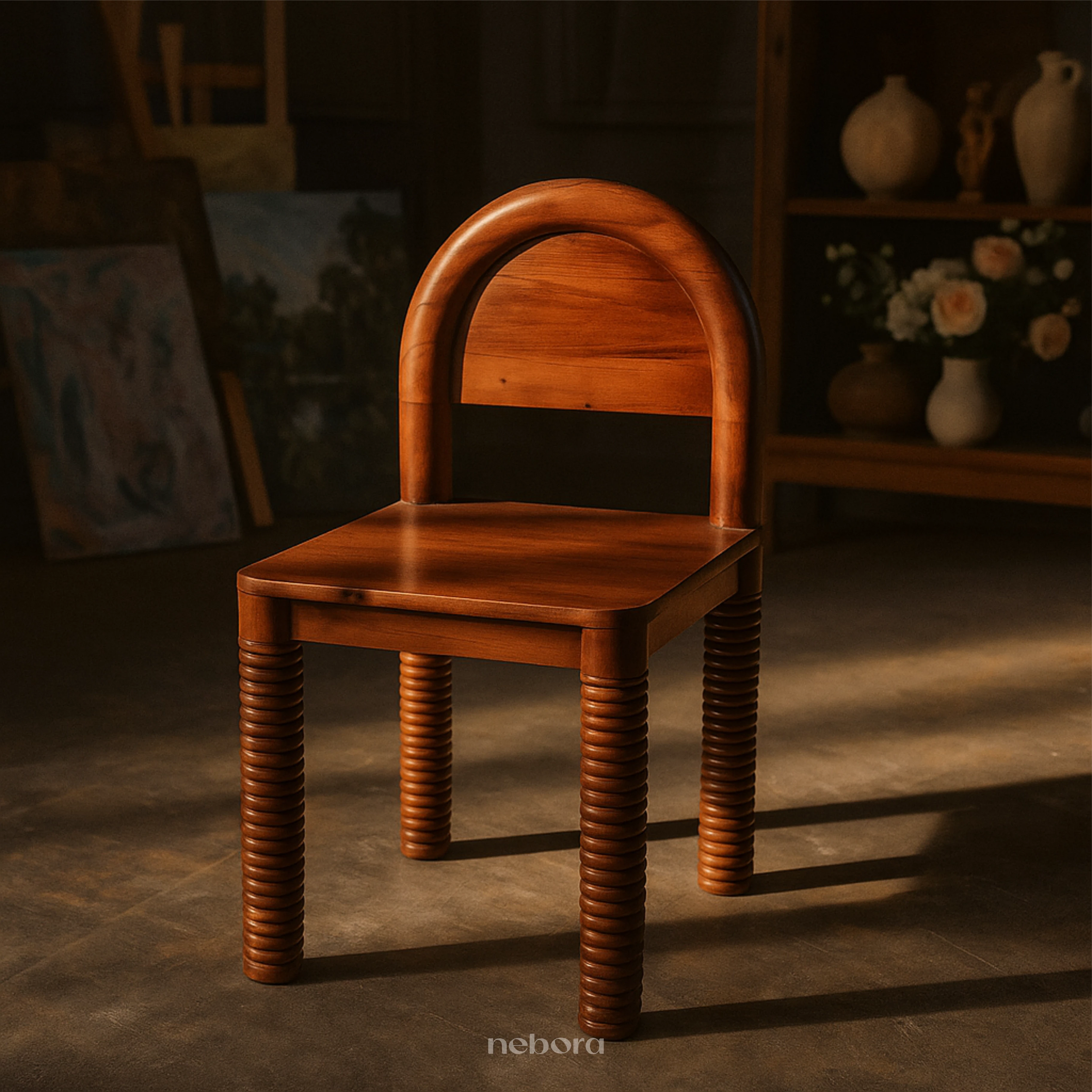 Column Rib Dining Chair