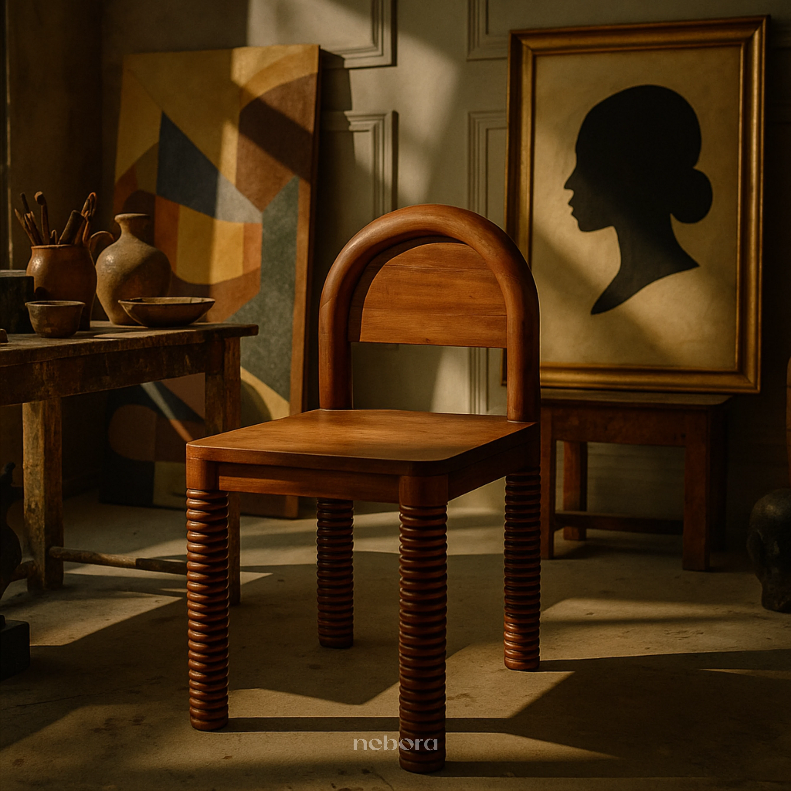 Column Rib Dining Chair - Product Image 