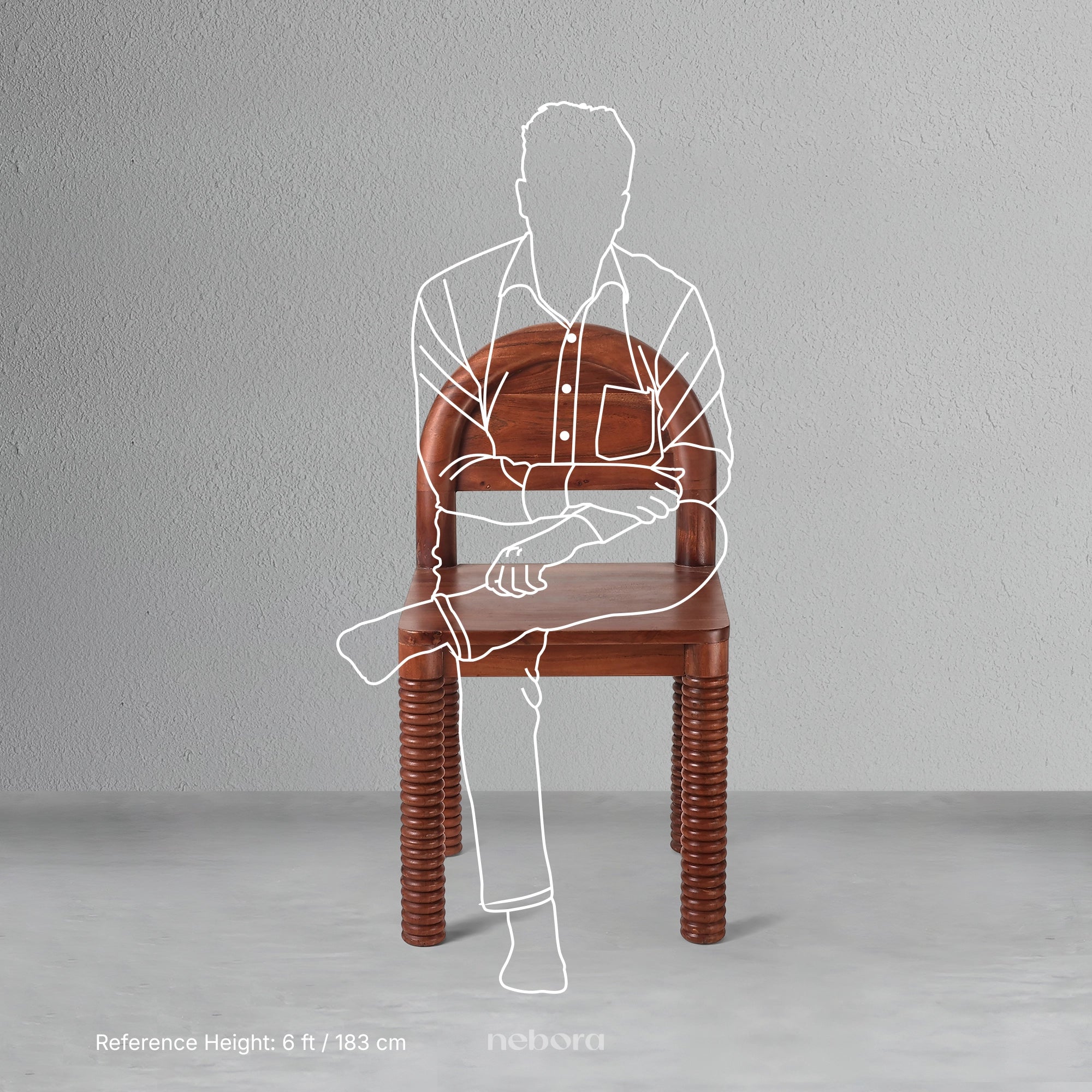Column Rib Dining Chair