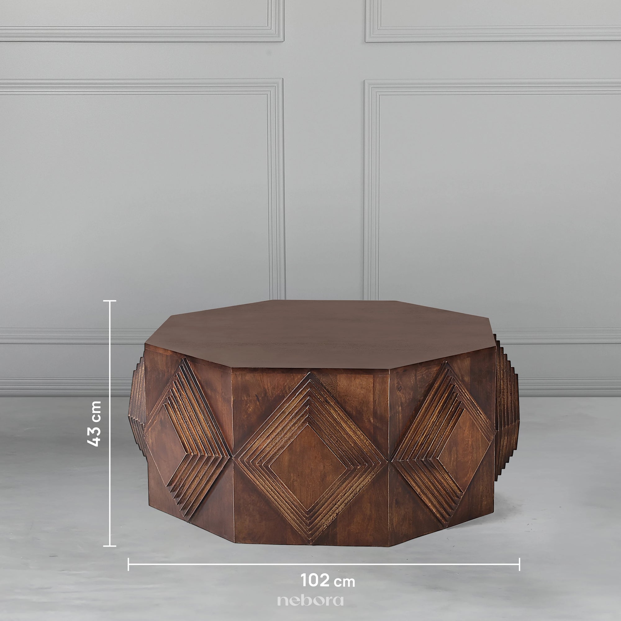 Geo Carve Coffee Table