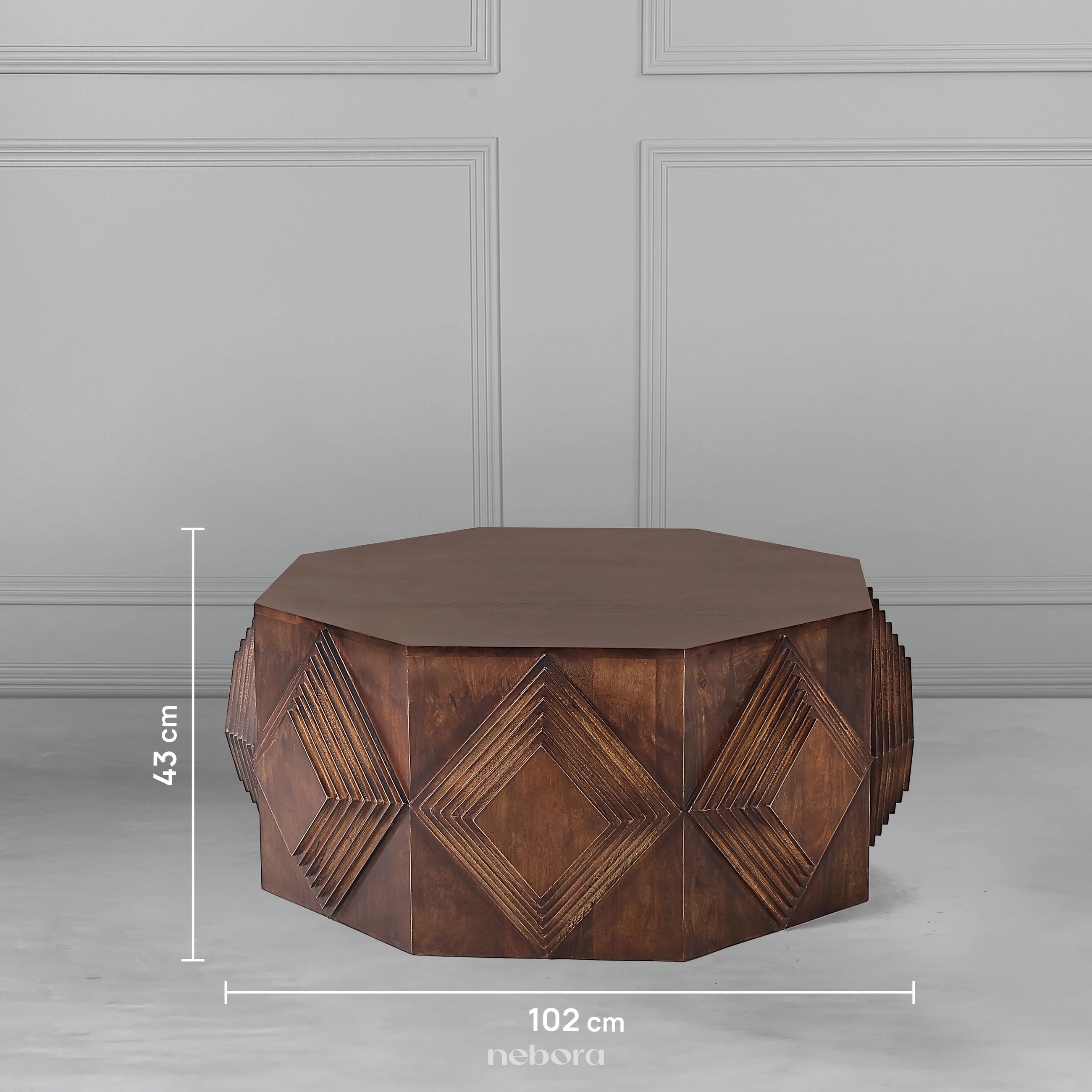 Geo Carve Coffee Table