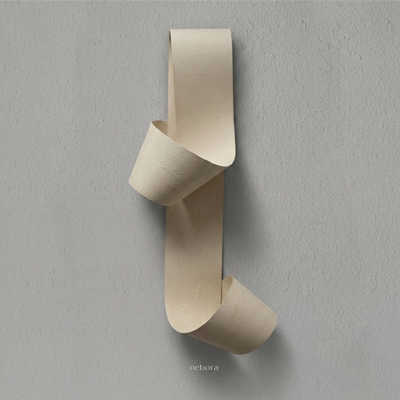 Ribbon Wall Art Beige