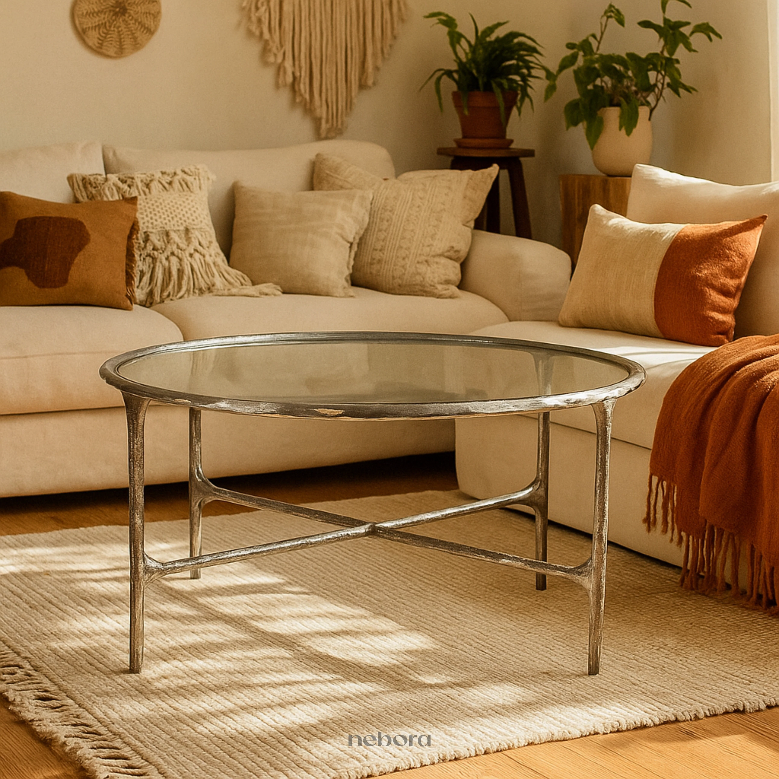 Lunar Hammered Coffee Table - Product Image 