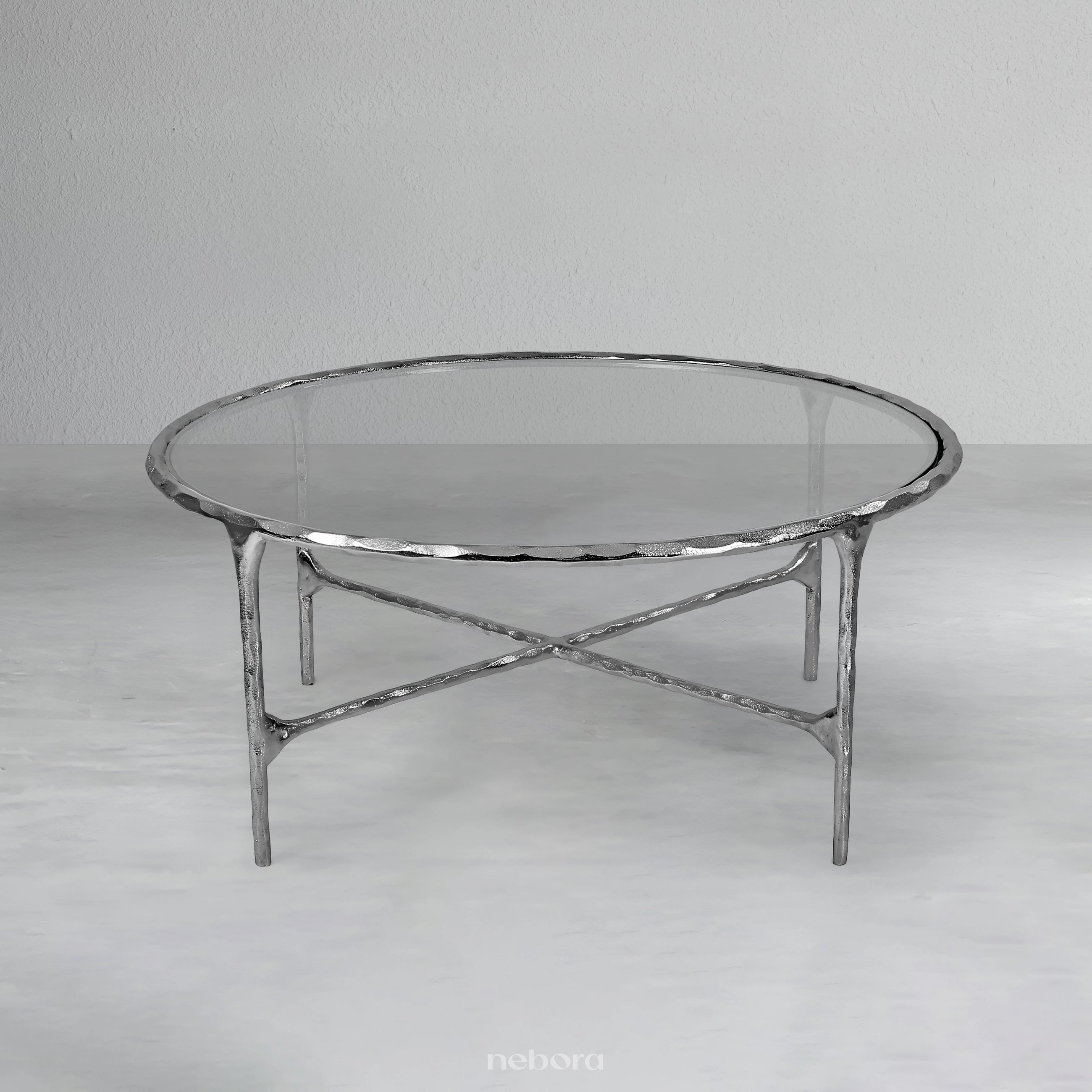Lunar Hammered Coffee Table