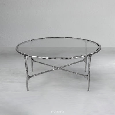Lunar Hammered Coffee Table