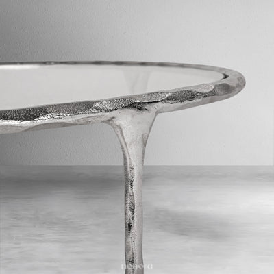 Lunar Hammered Coffee Table
