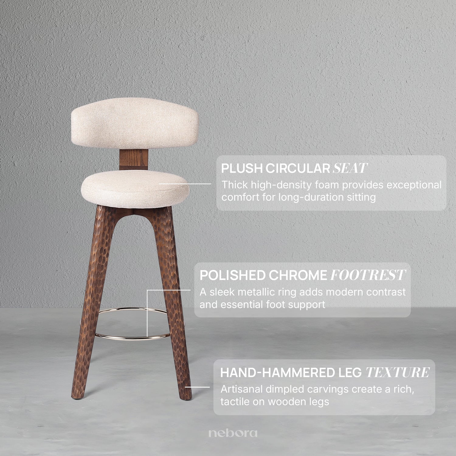 Halo Chiseled High Chair