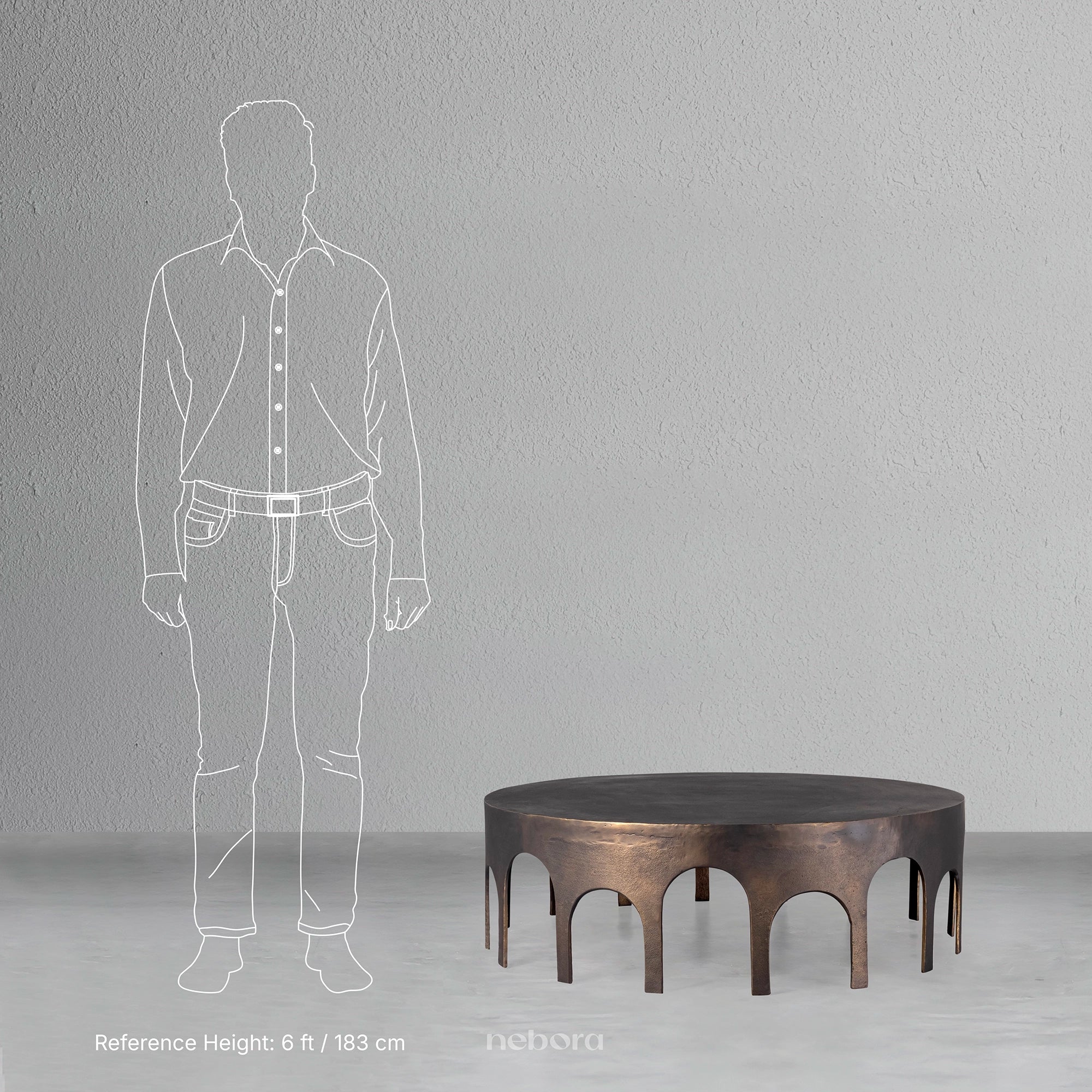 Patina Arch Coffee Table