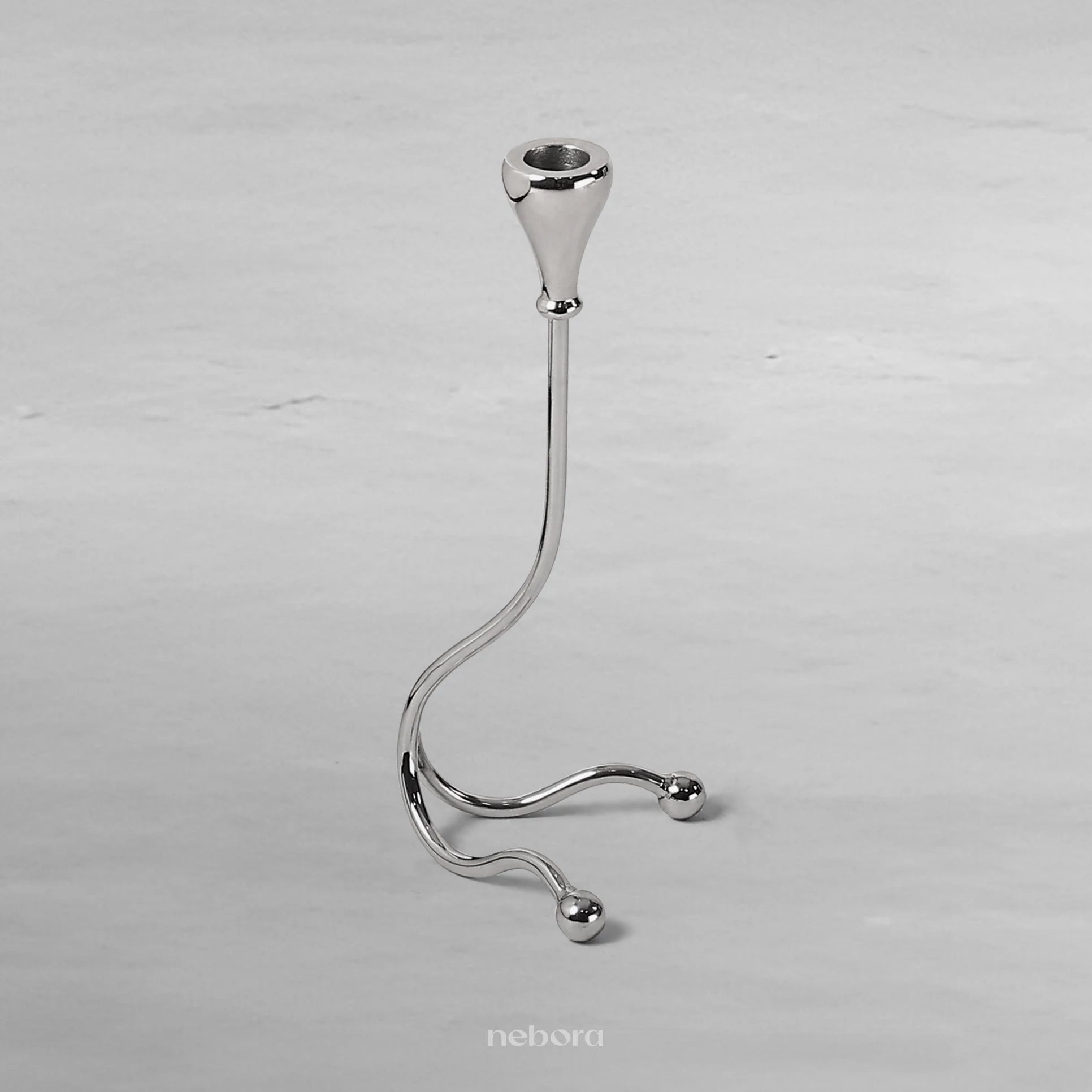 Ribbon Candle Holder 1 Tall