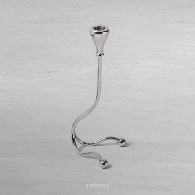 Ribbon Candle Holder 1 Tall