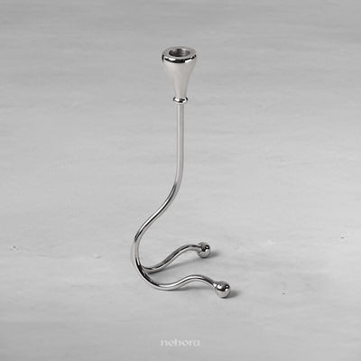 Ribbon Candle Holder 1 Tall