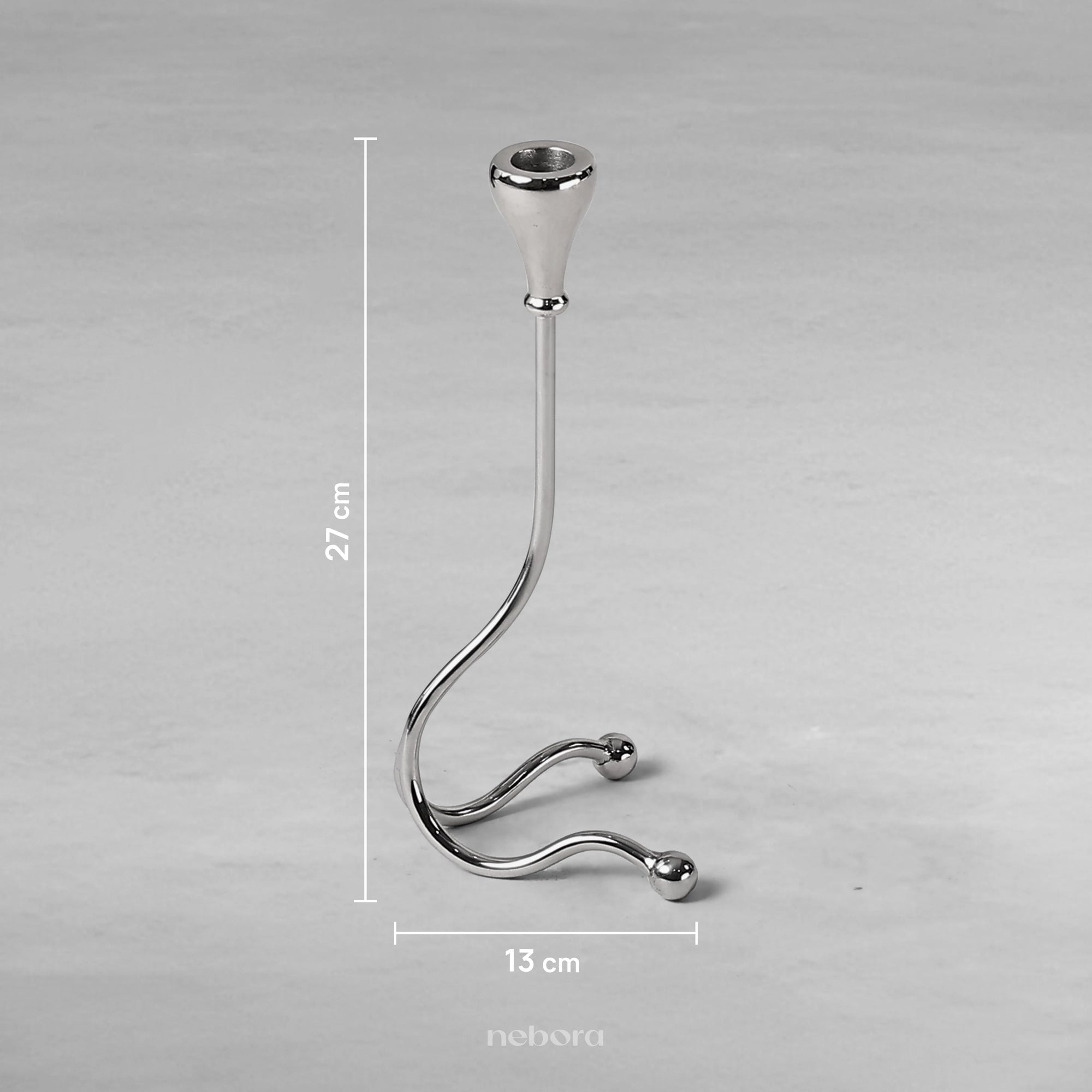 Ribbon Candle Holder 1 Tall