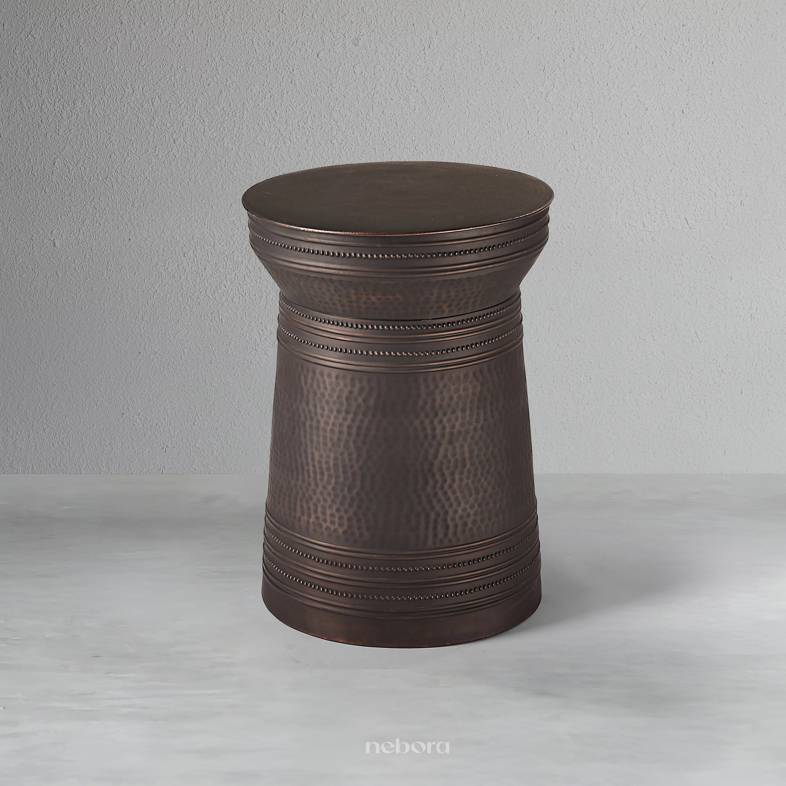 Ravenna Metal Drum Side Table