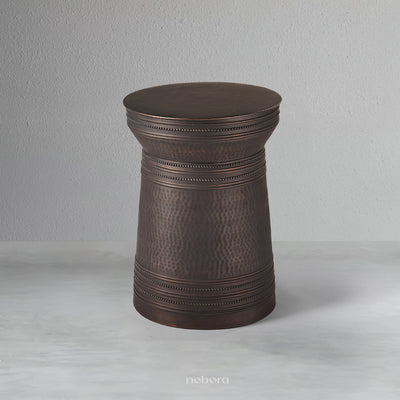 Ravenna Metal Drum Side Table