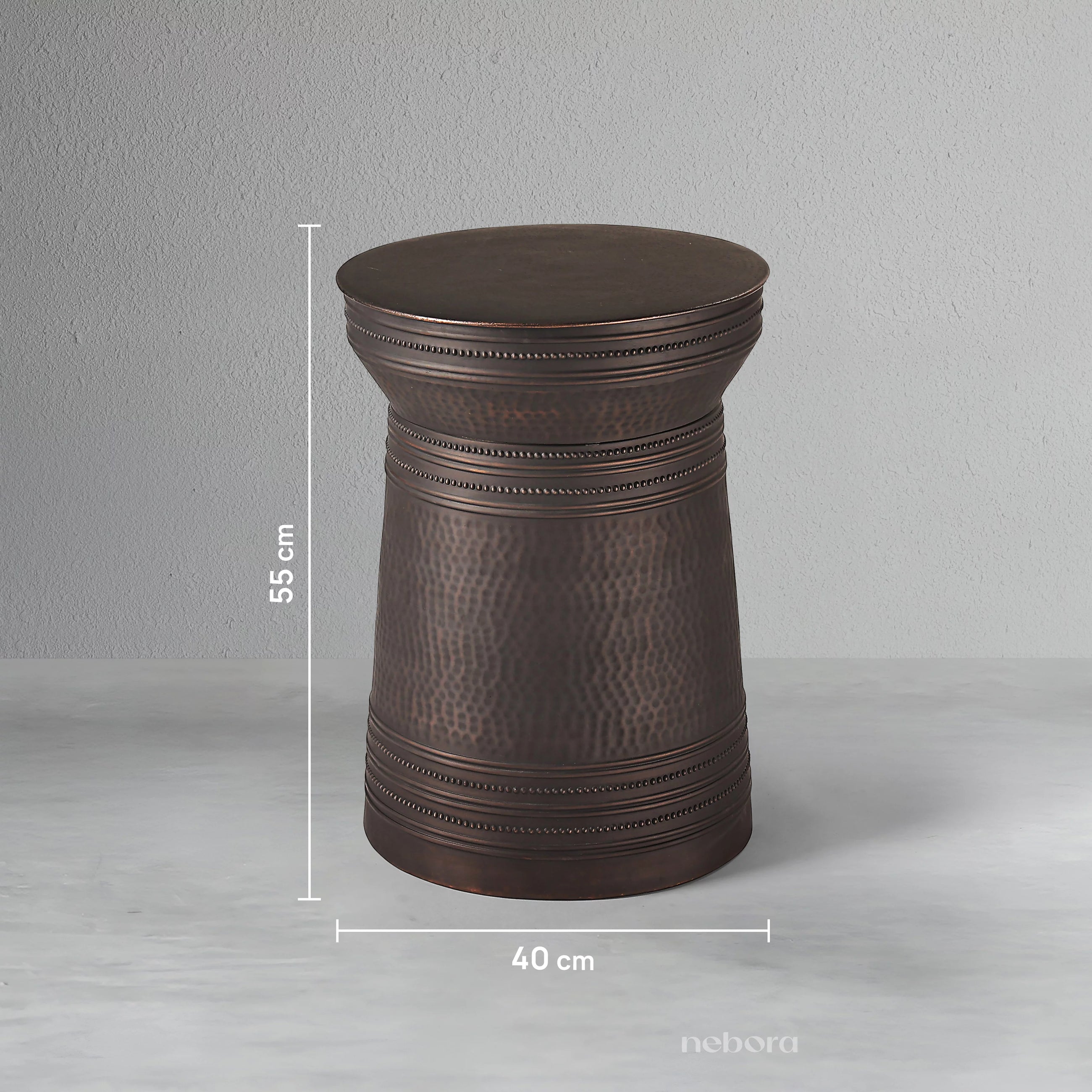 Ravenna Metal Drum Side Table