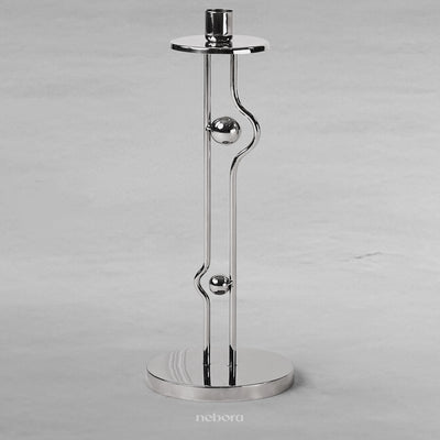 Metal Orb Candle Holder Small