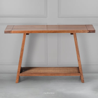 Cane Hearth Console