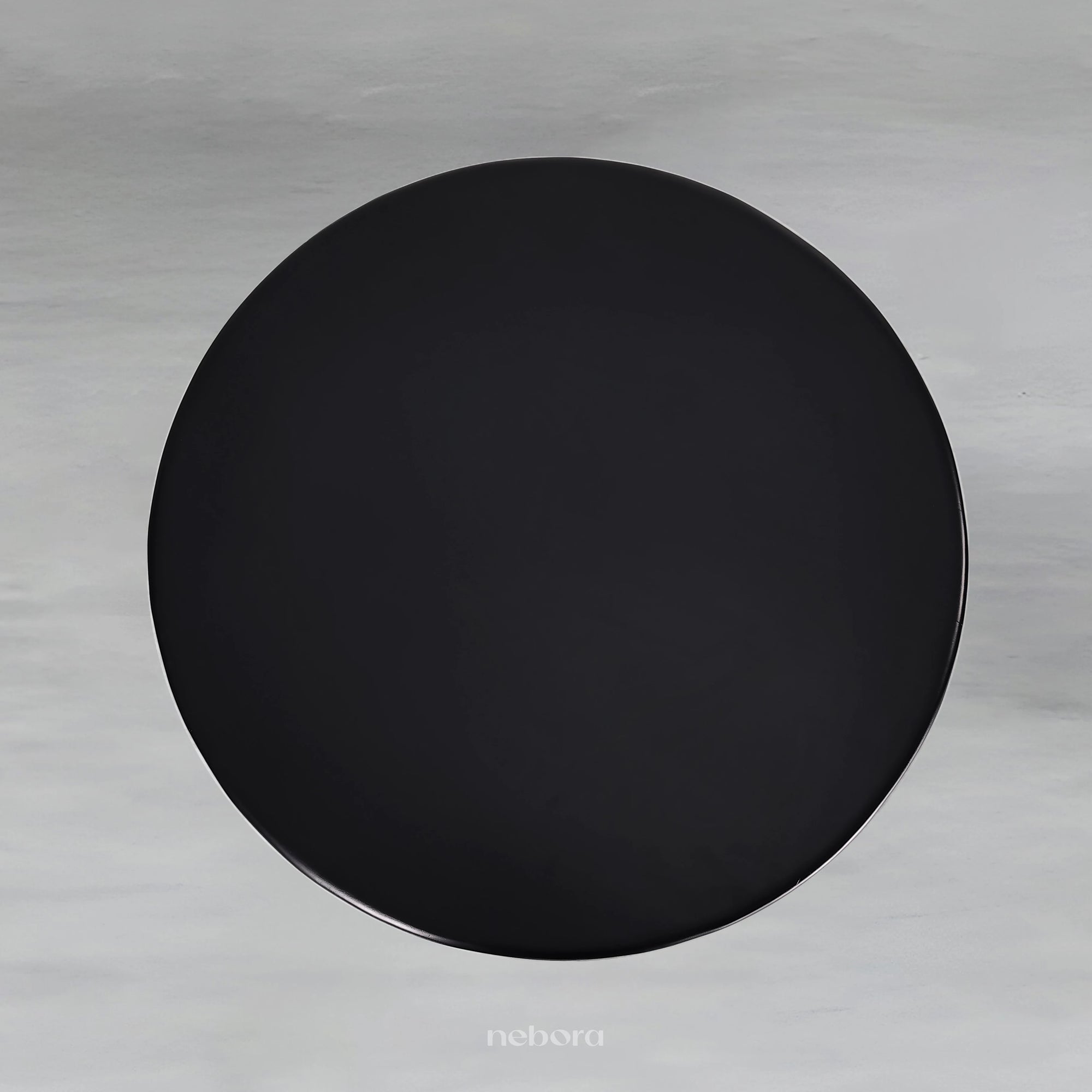 Noir Rattan Round Table