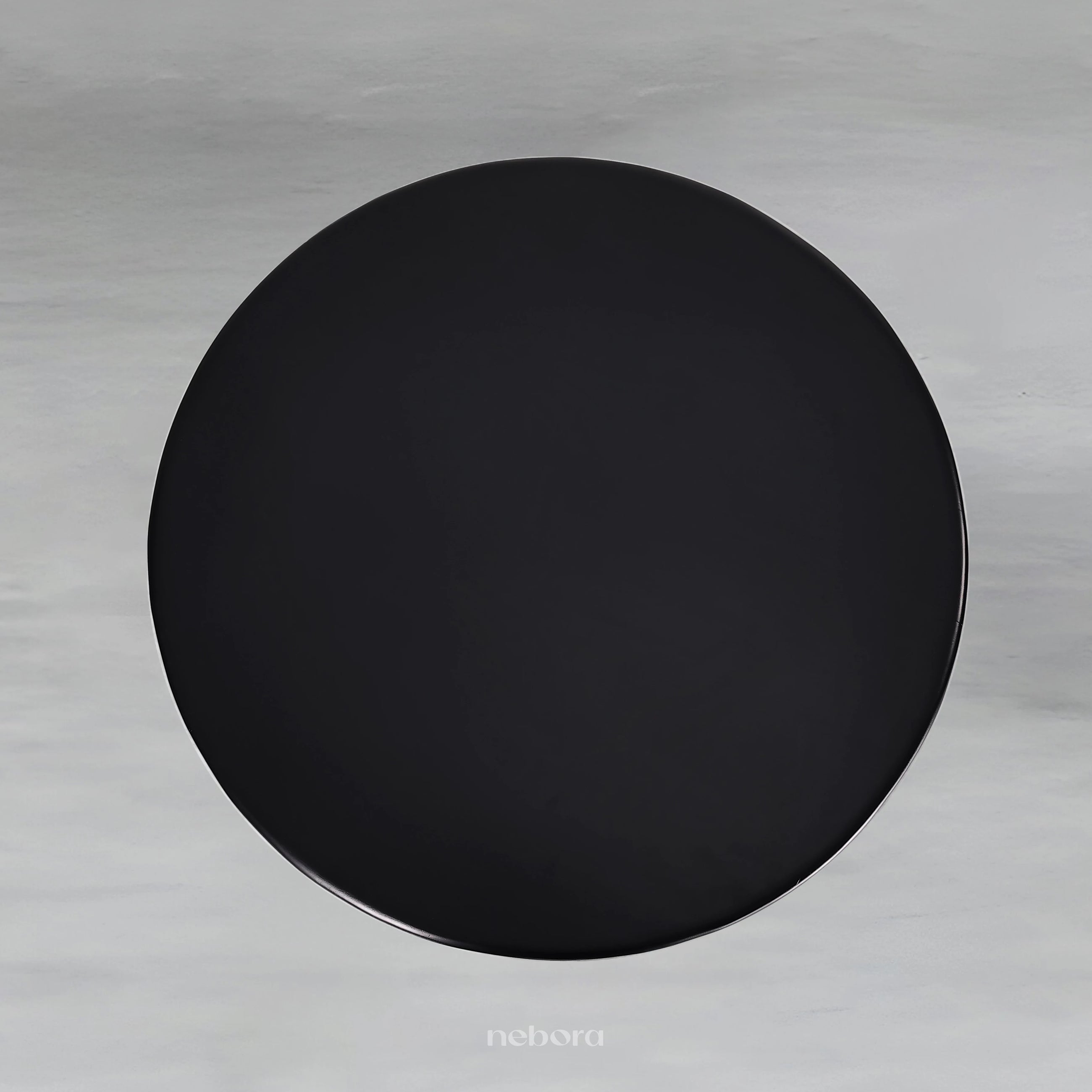 Noir Rattan Round Table
