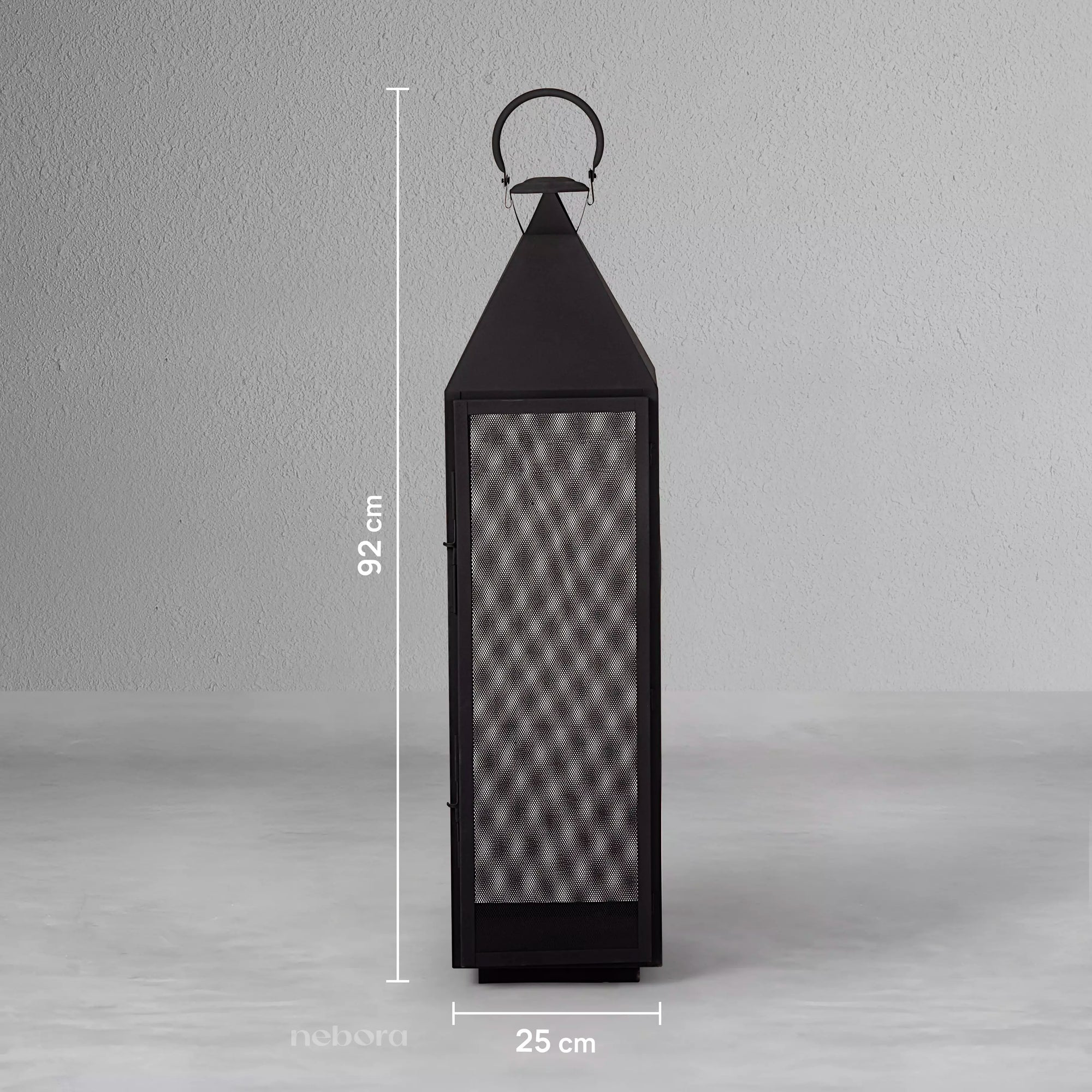Black Mesh Lantern Small