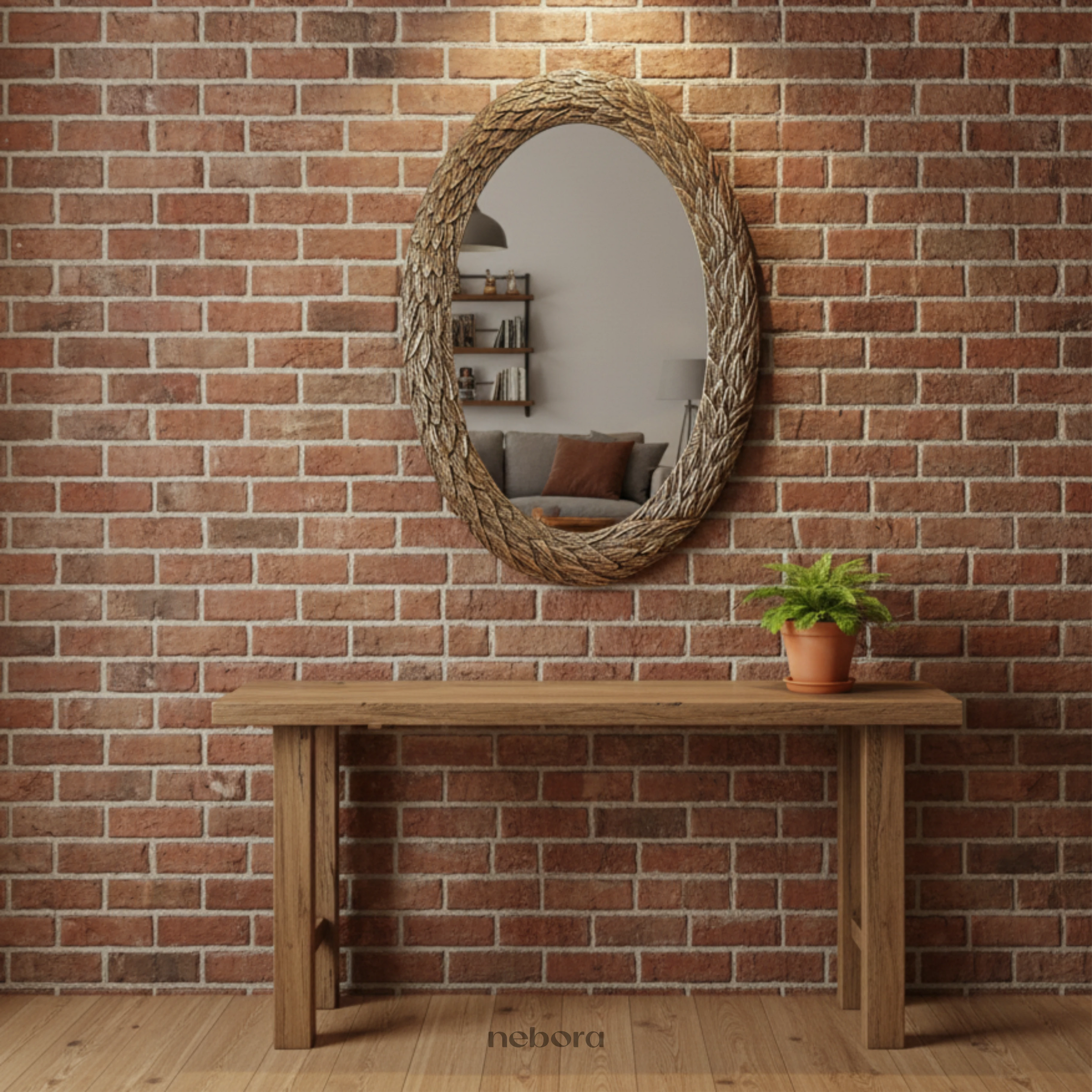Sterling Oval Mirror - Product Image 