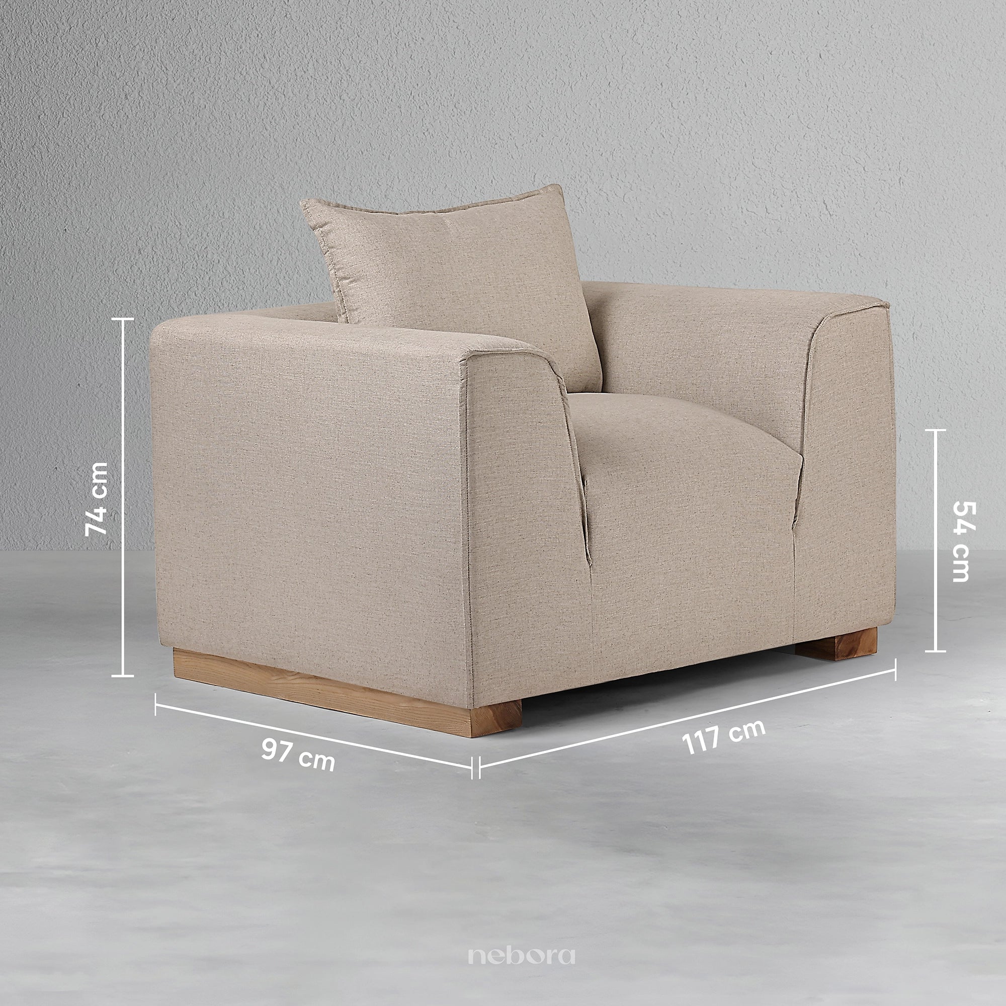 Ciel Single Seater Sofa