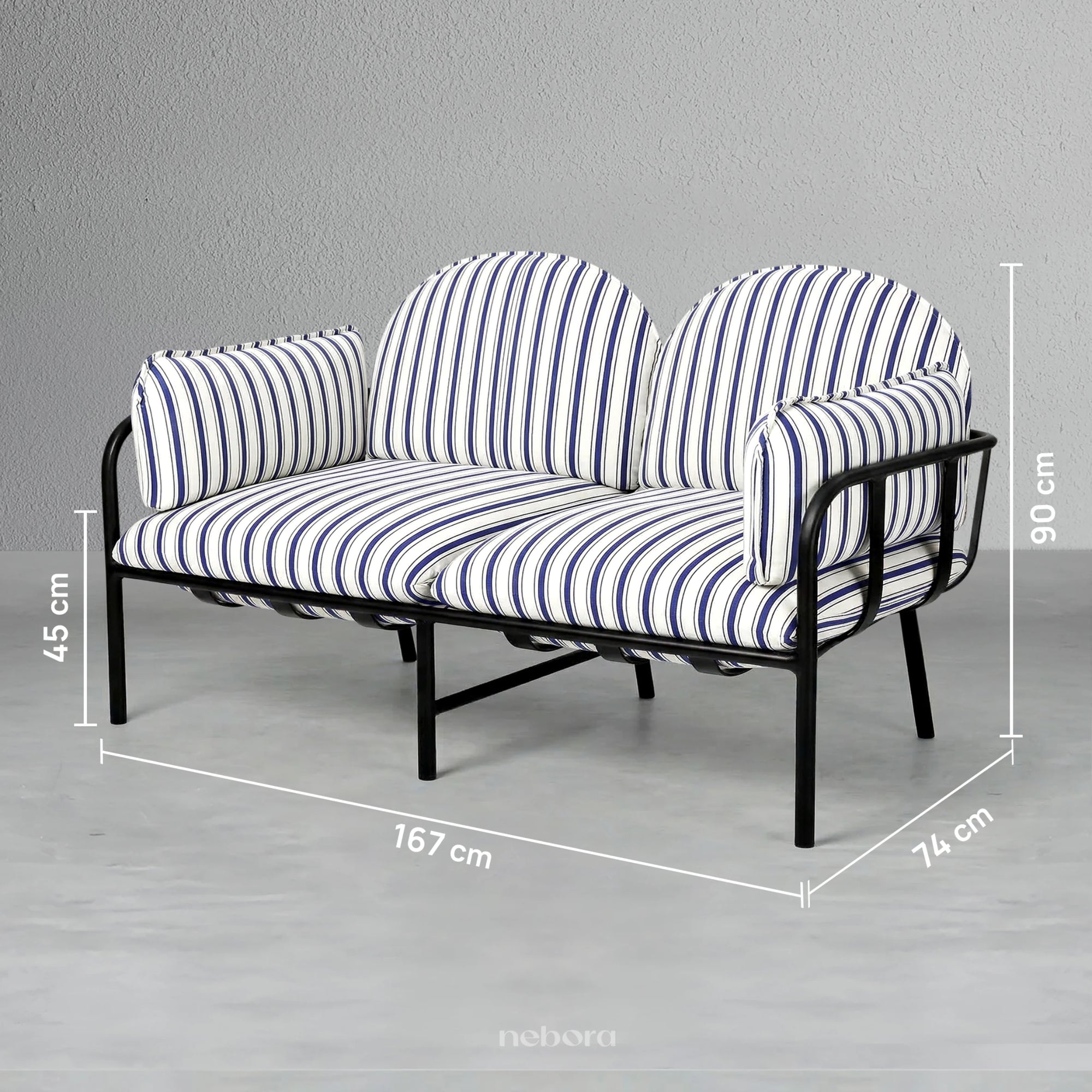 Como Outdoor 2 Seater Sofa