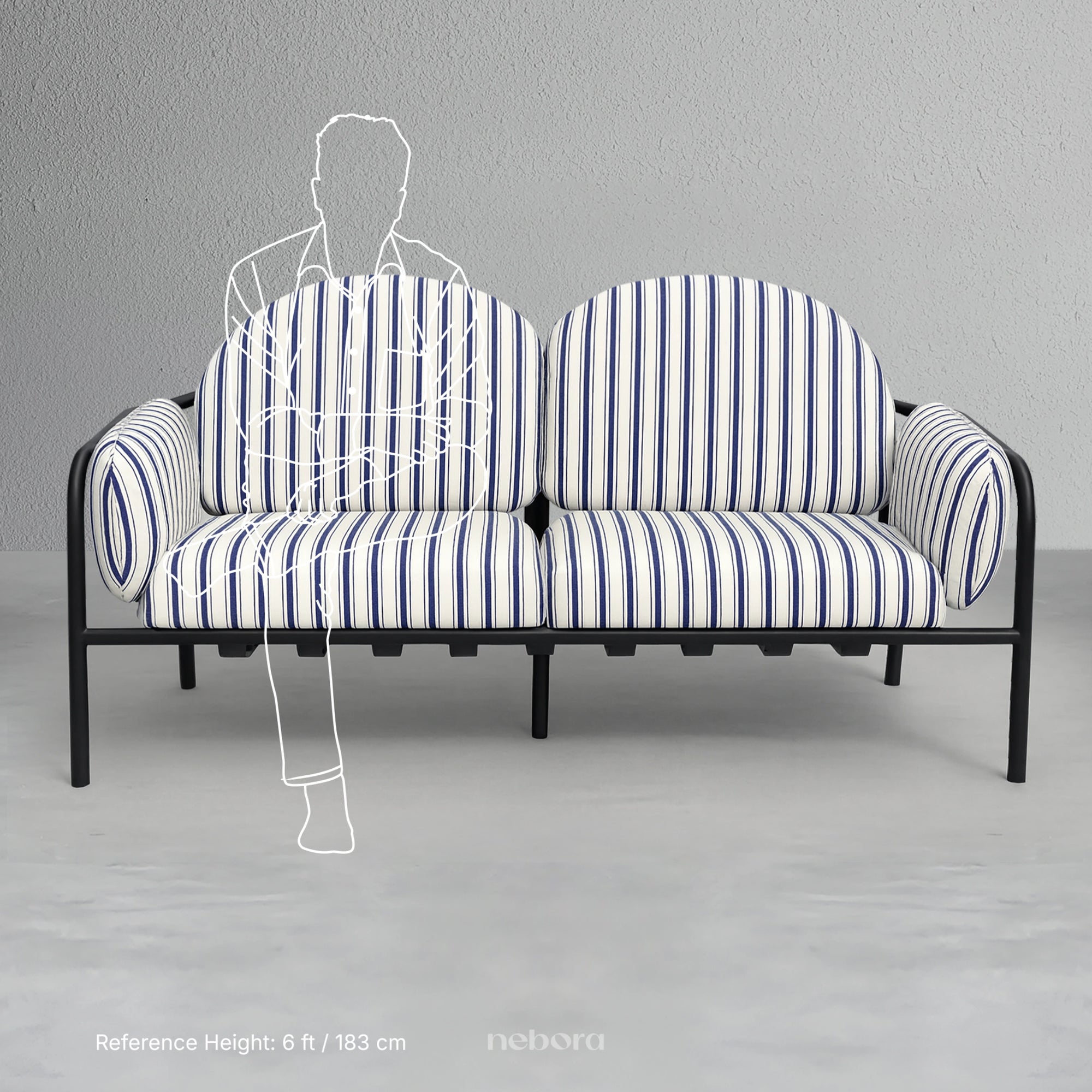 Como Outdoor 2 Seater Sofa