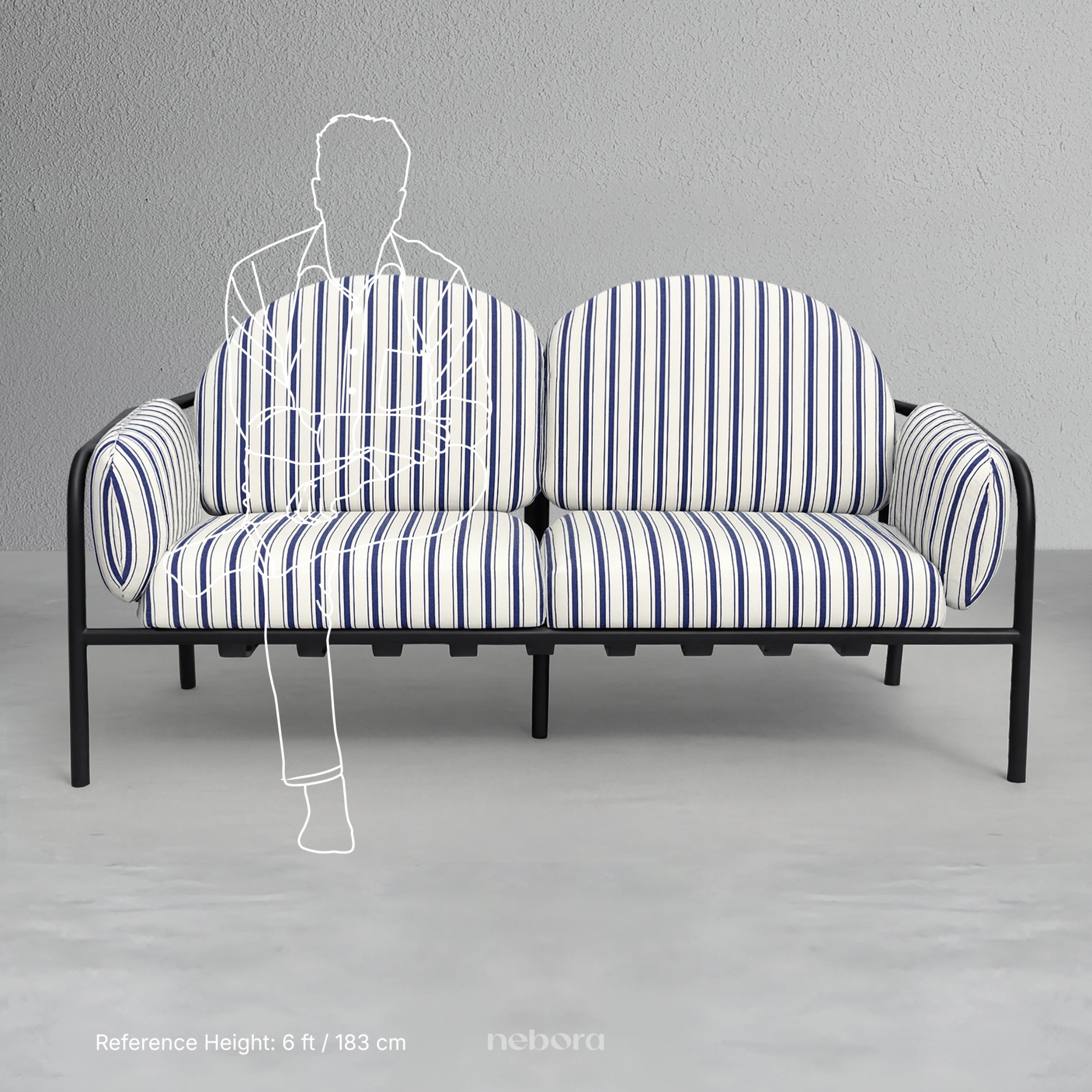 Como Outdoor 2 Seater Sofa